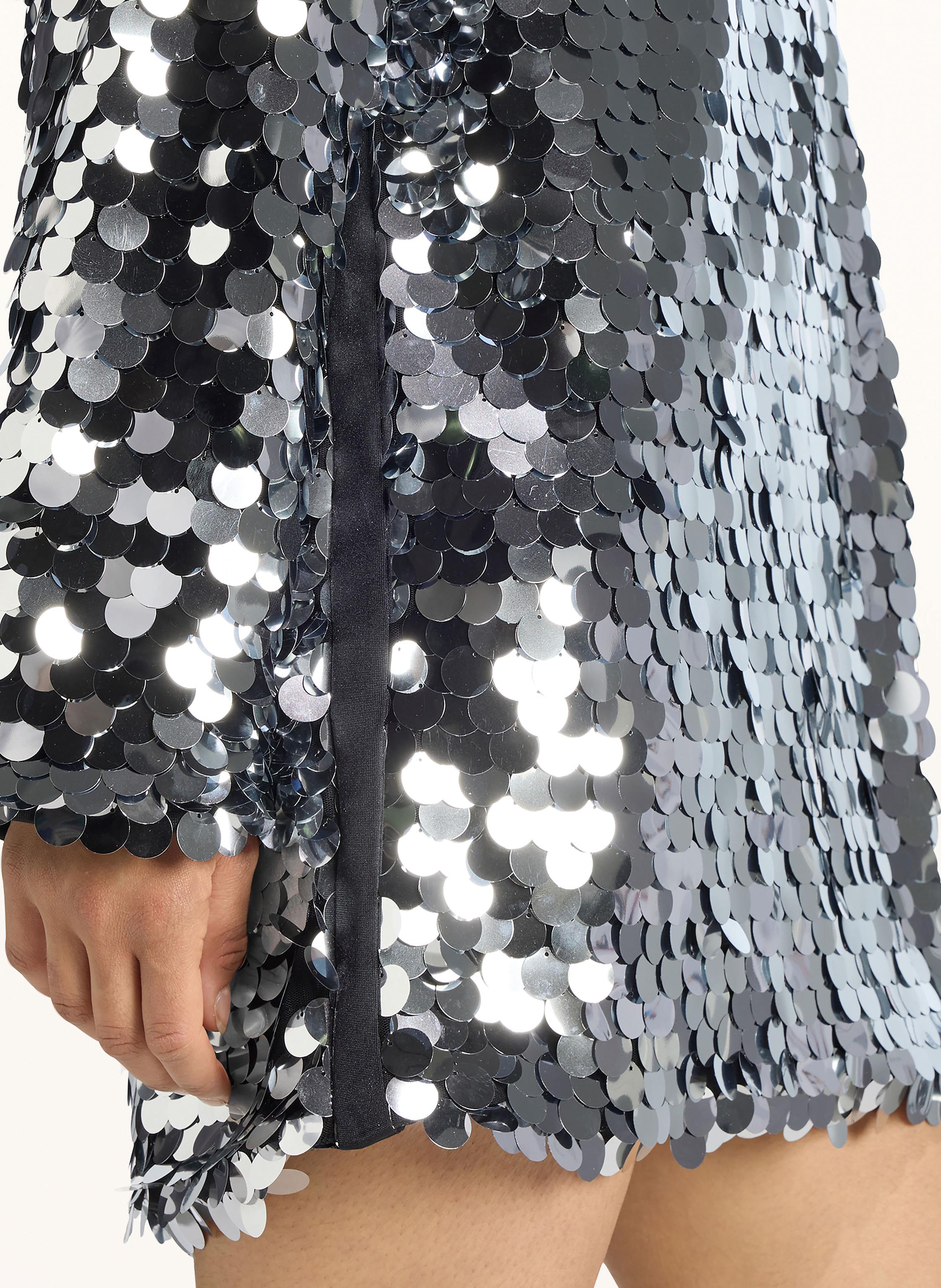 Thumbnail - Adidas Originals Jerseykleid Im Materialmix Mit Pailletten schwarz