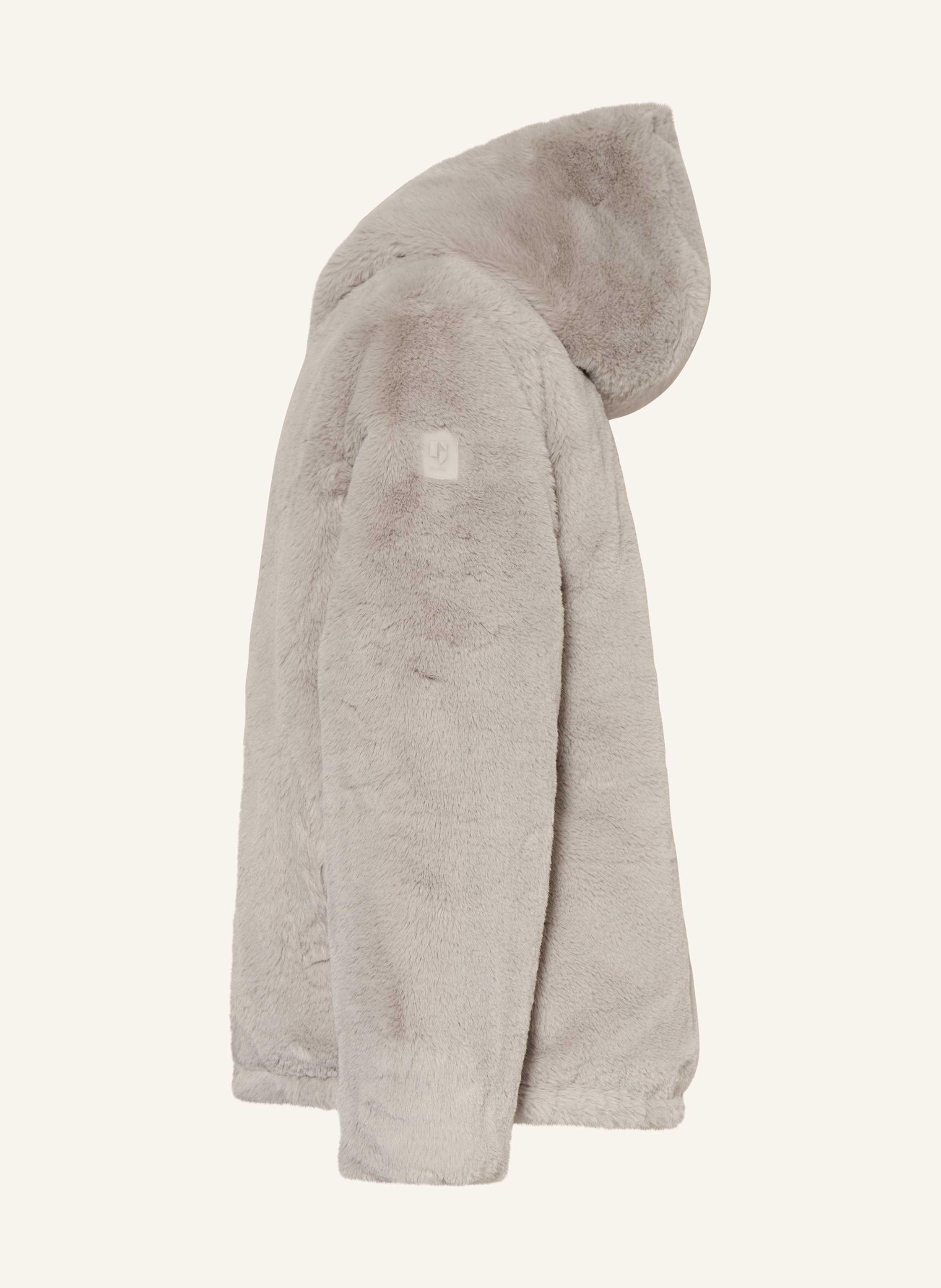 Thumbnail - Garcia Kunstpelz-Jacke Zum Wenden grau