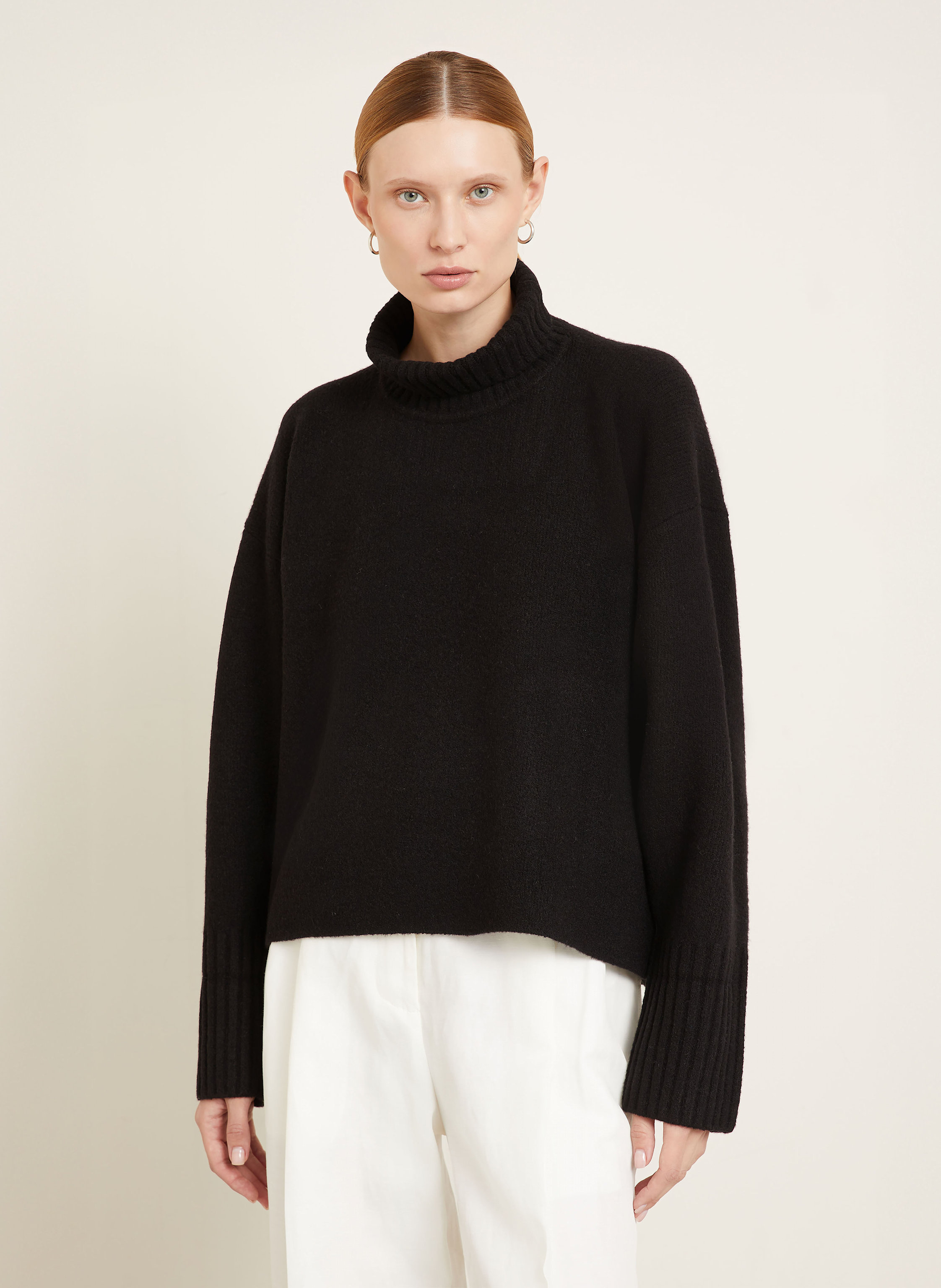 Thumbnail - Proenza Schouler Rollkragenpullover Sandra Mit Cashmere schwarz