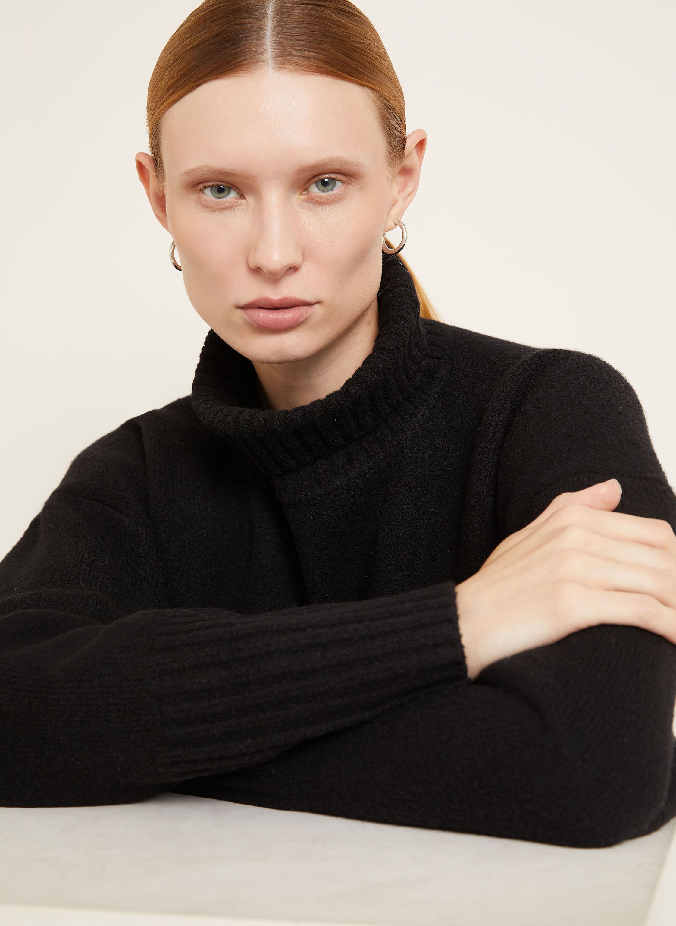 Thumbnail - Proenza Schouler Rollkragenpullover Sandra Mit Cashmere schwarz