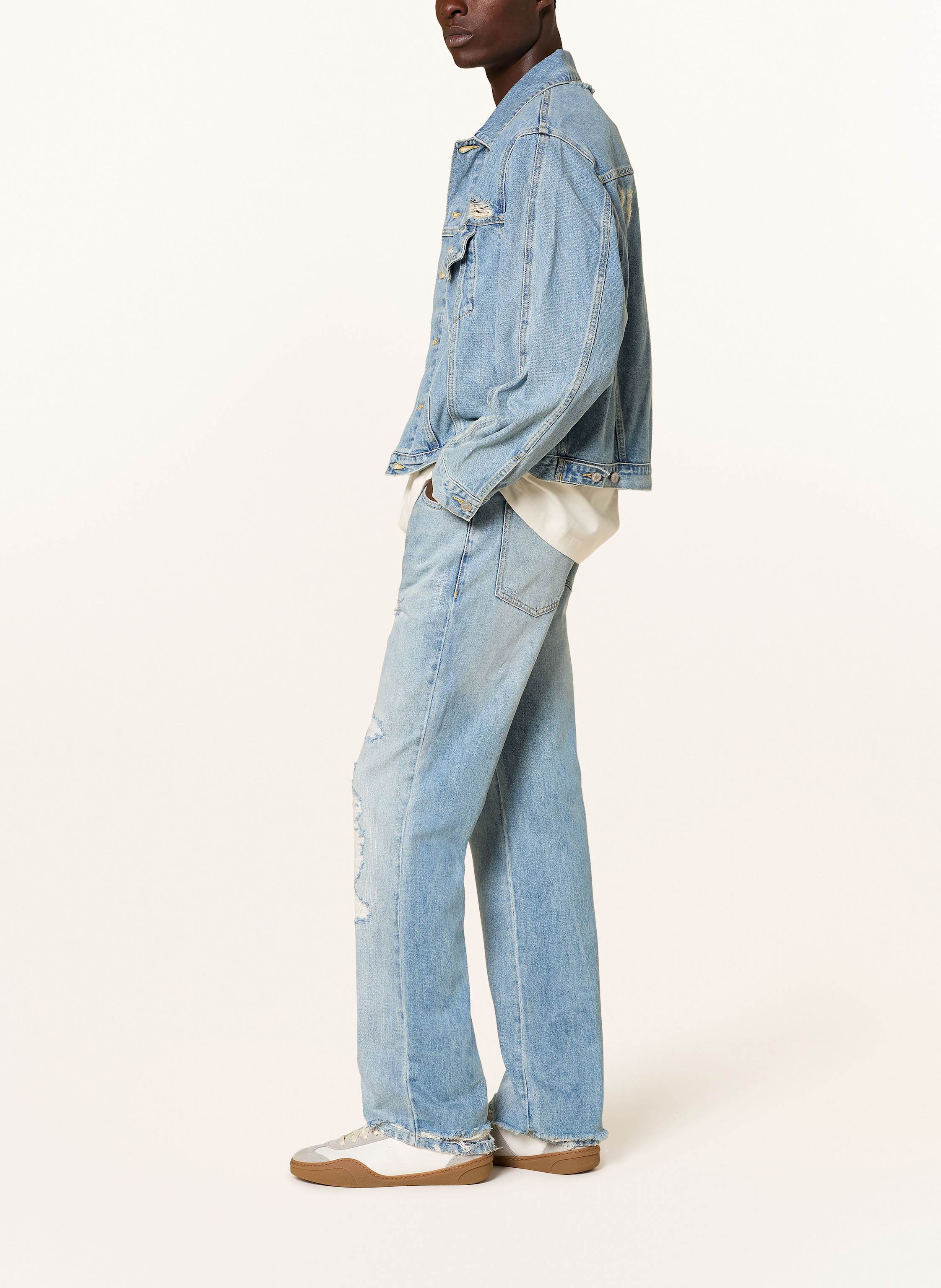 Thumbnail - Cole Buxton Destroyed Jeans Regular Fit blau