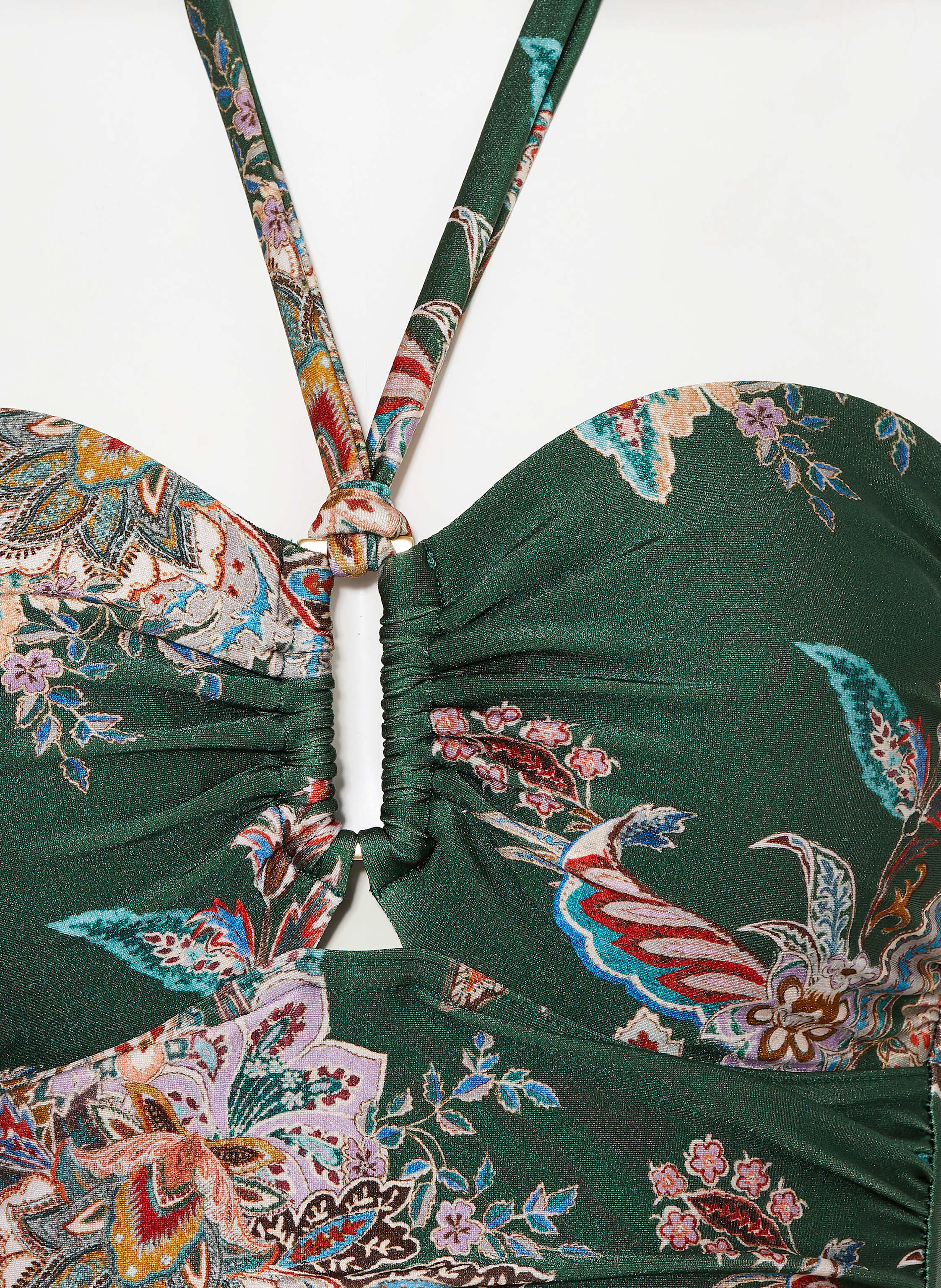 Thumbnail - Zimmermann Bandeau-Badeanzug Rhiannon gruen