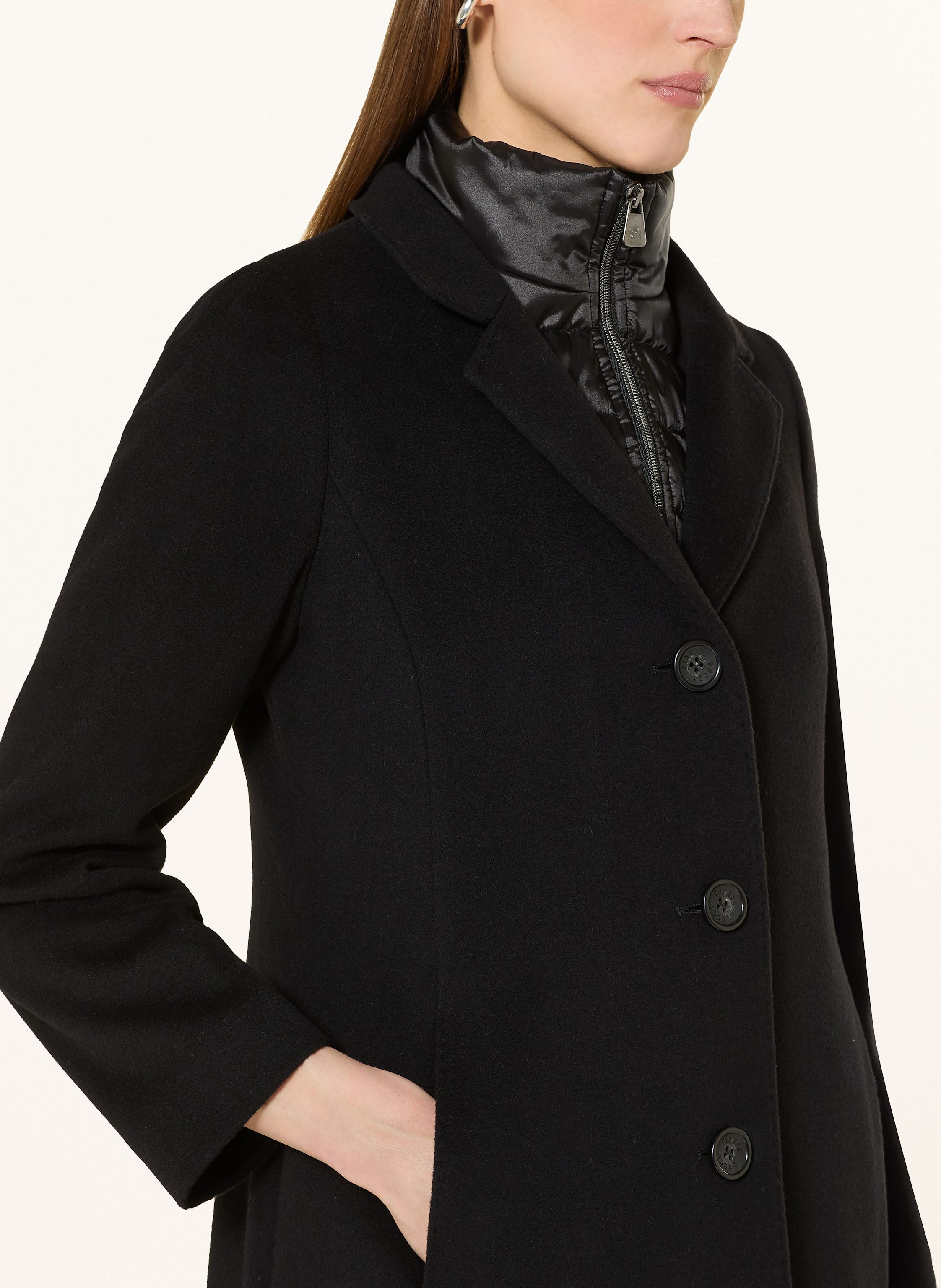 Thumbnail - Cinzia Rocca Wollmantel schwarz