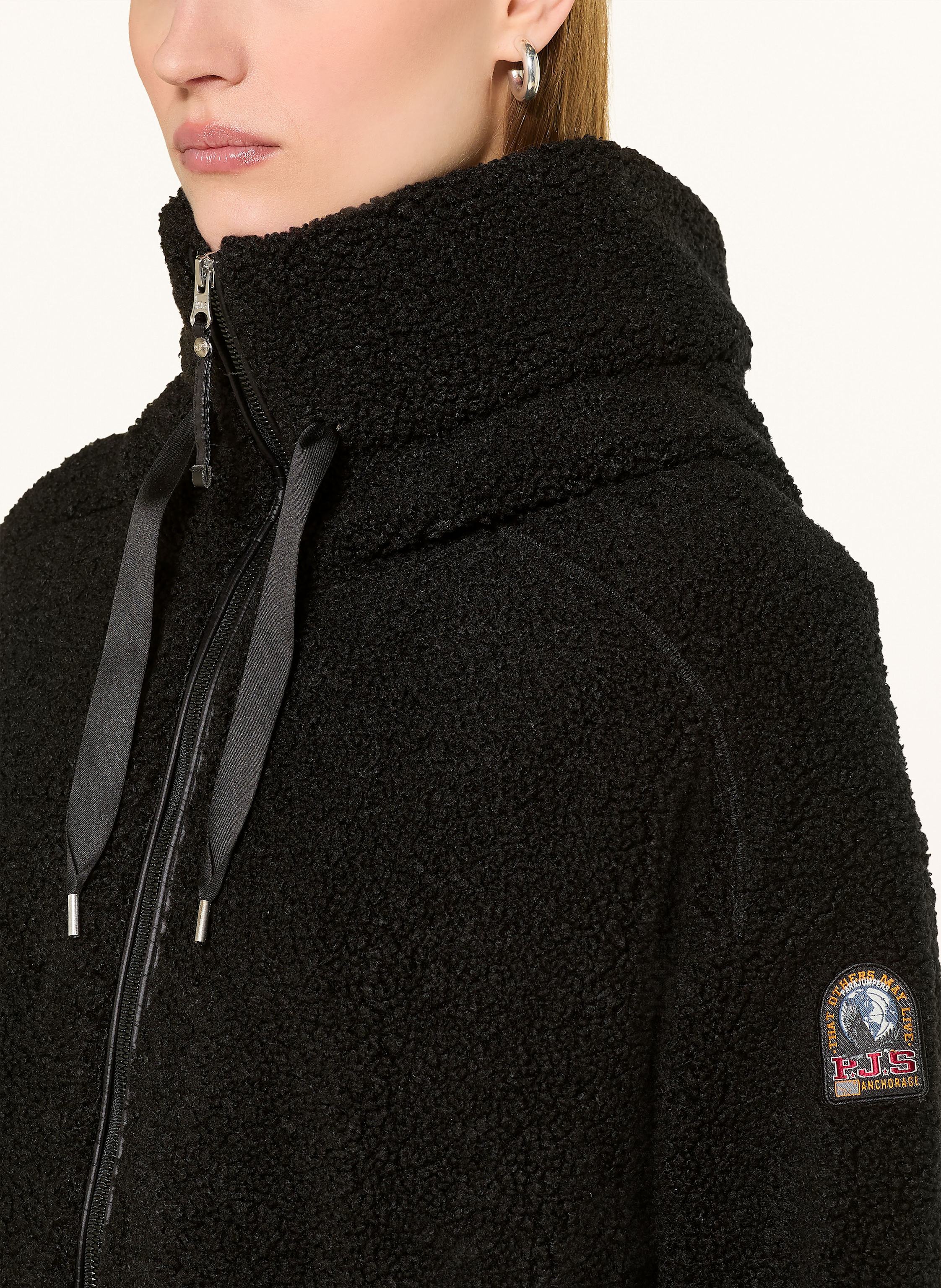 Thumbnail - Parajumpers Teddyfell-Jacke Noelle schwarz