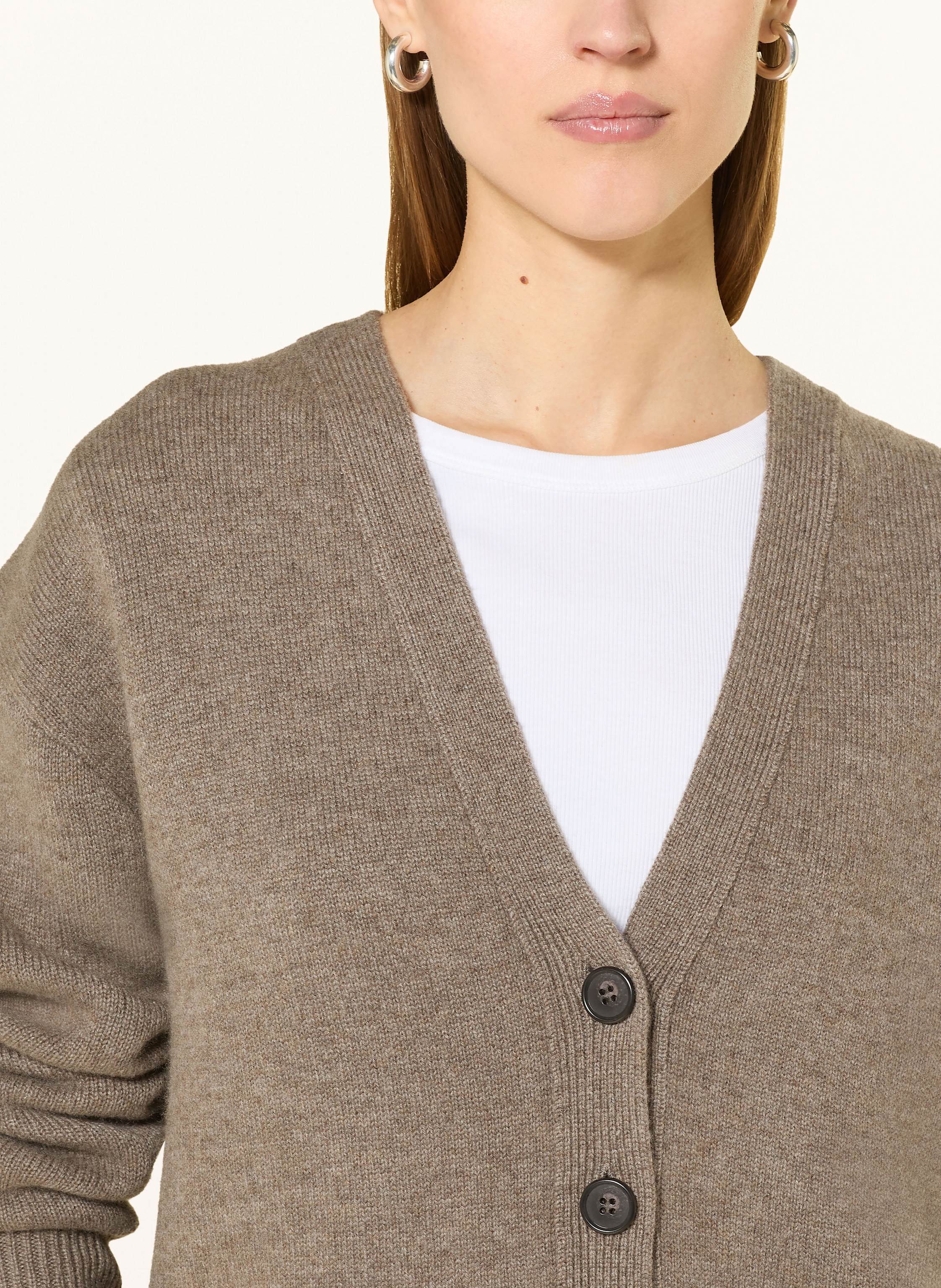 Thumbnail - Lisa Yang Cashmere-Strickjacke Amery beige