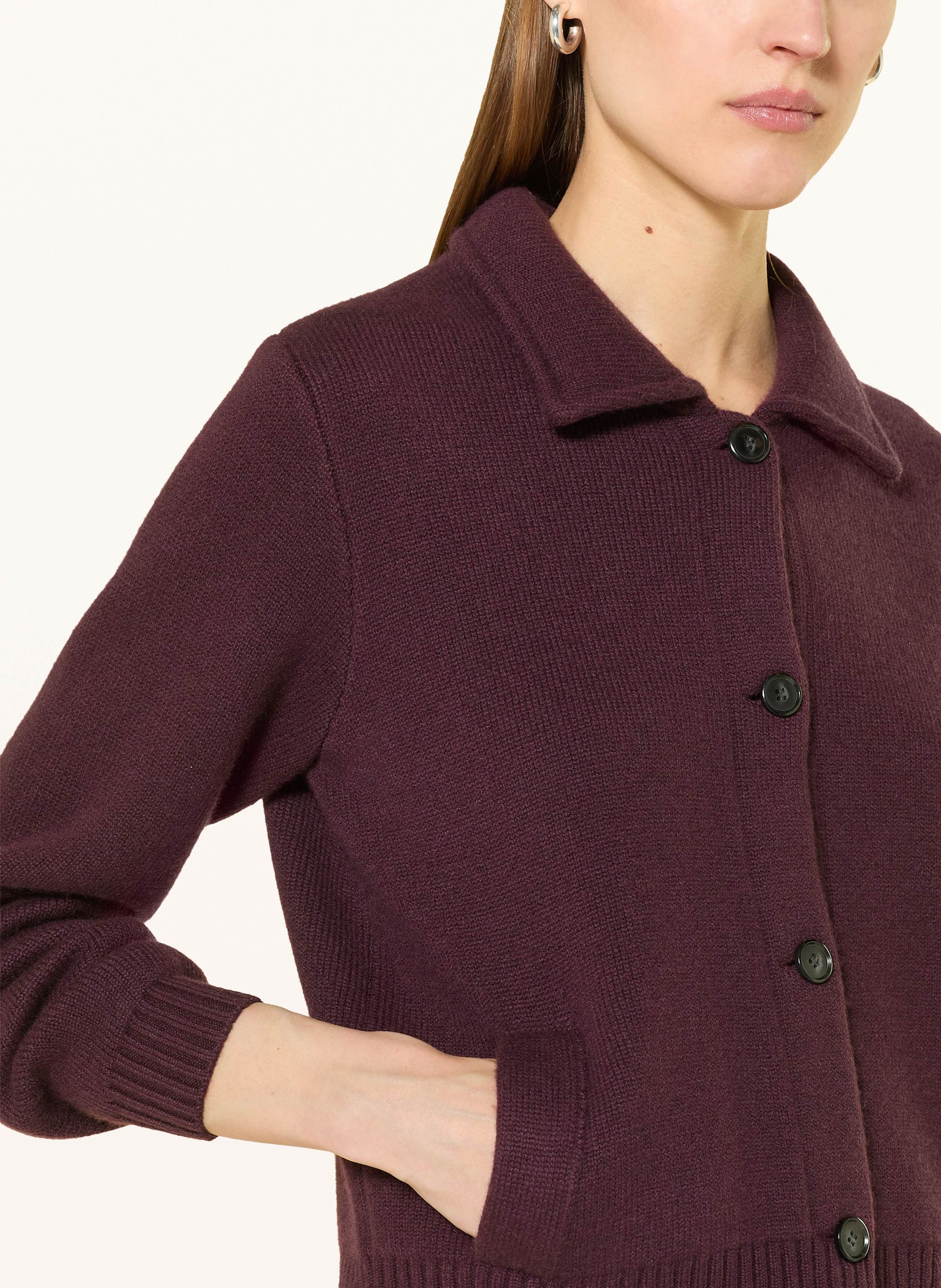 Thumbnail - Lisa Yang Strickjacke Lynna Aus Cashmere lila