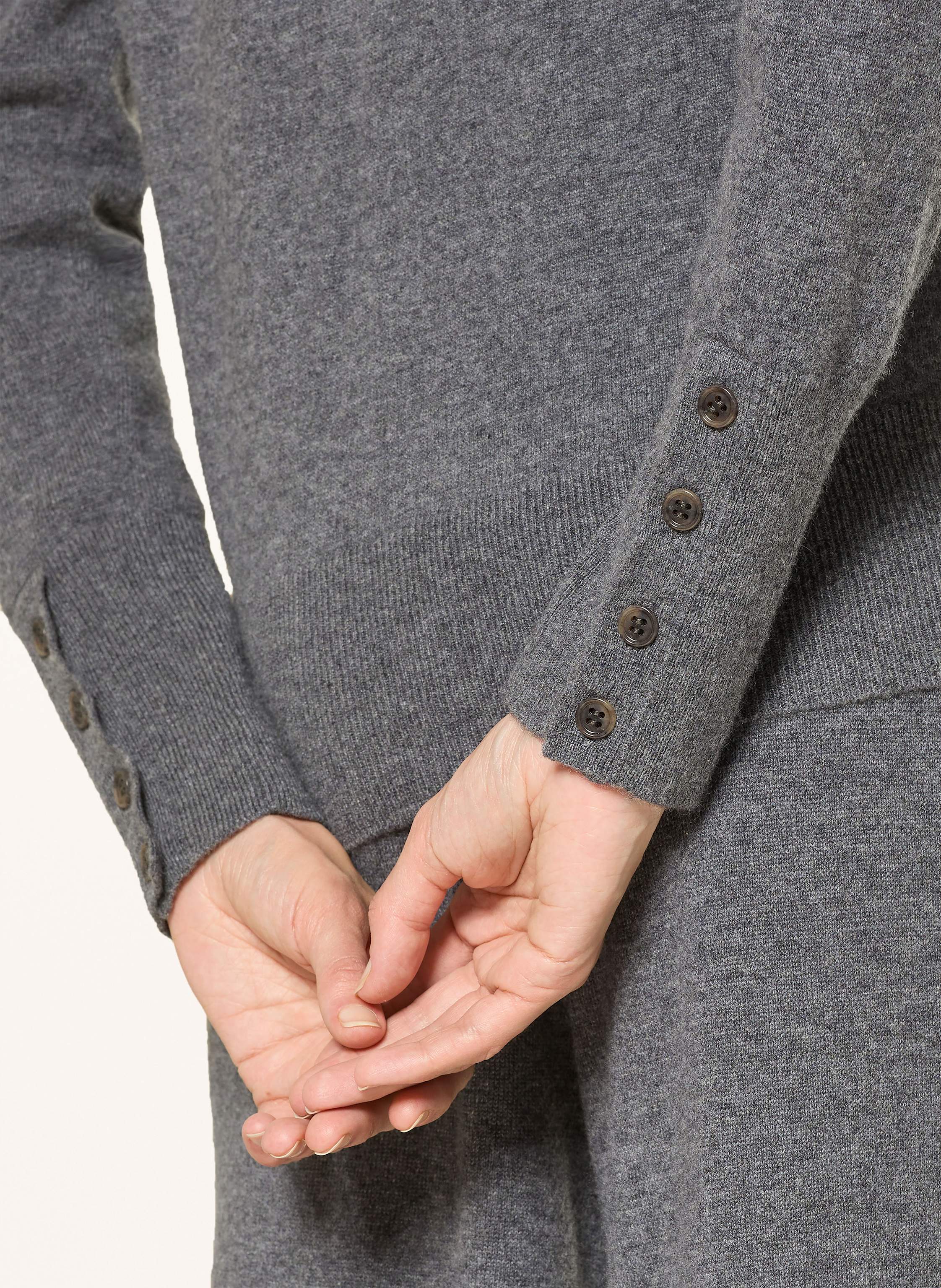 Thumbnail - Lisa Yang Cashmere-Strickjacke Nellia grau