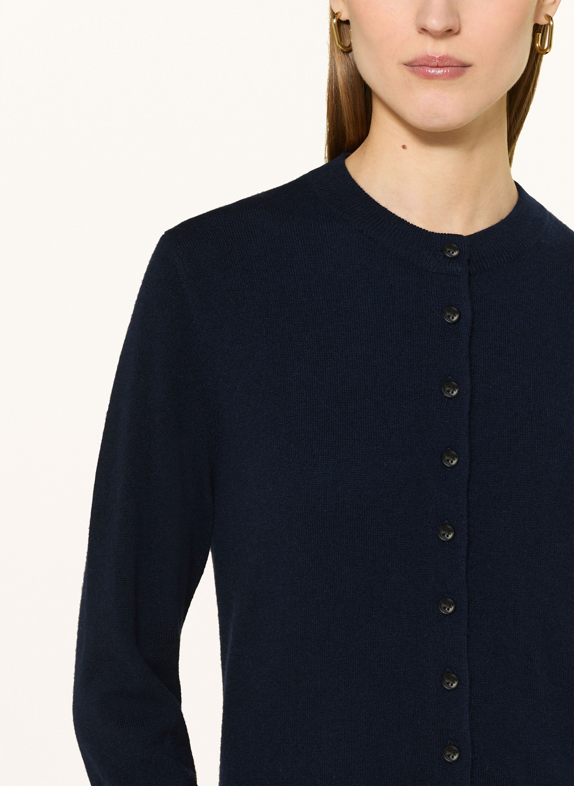 Thumbnail - Lisa Yang Cashmere-Strickjacke Nellia blau