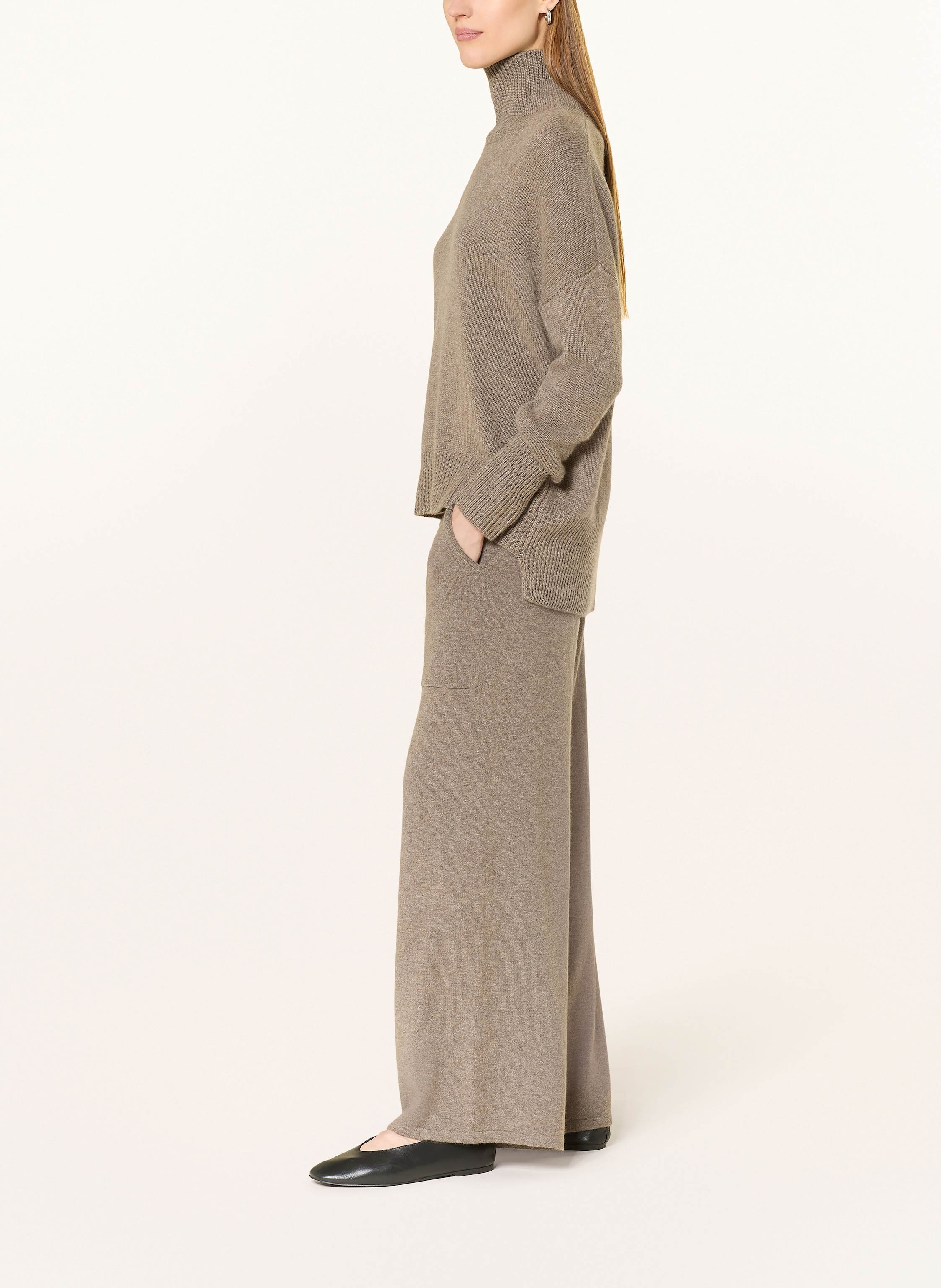 Thumbnail - Lisa Yang Strickhose Omi Aus Cashmere beige