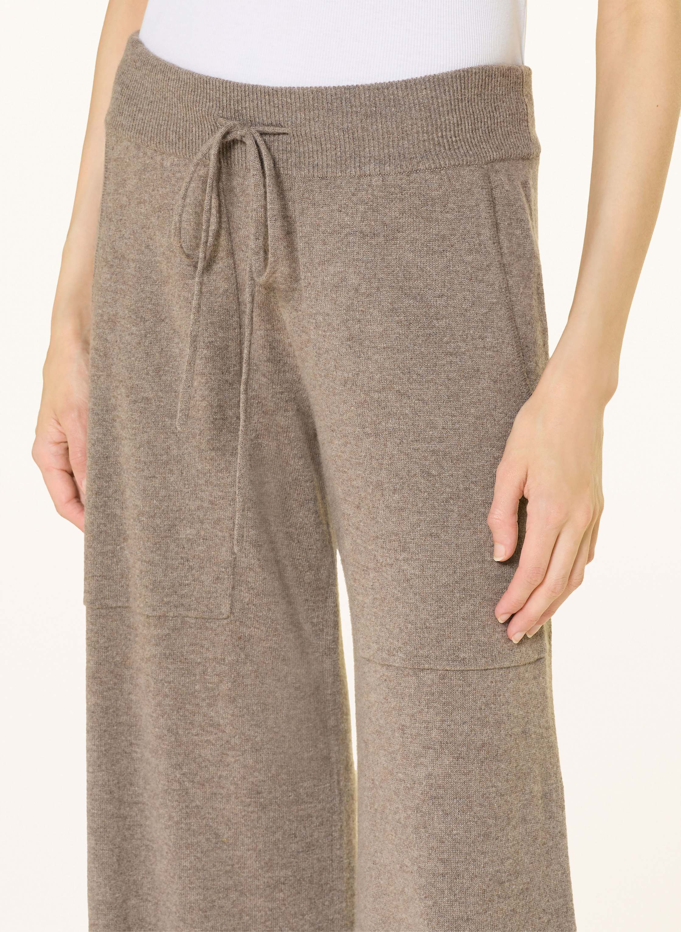 Thumbnail - Lisa Yang Strickhose Omi Aus Cashmere beige