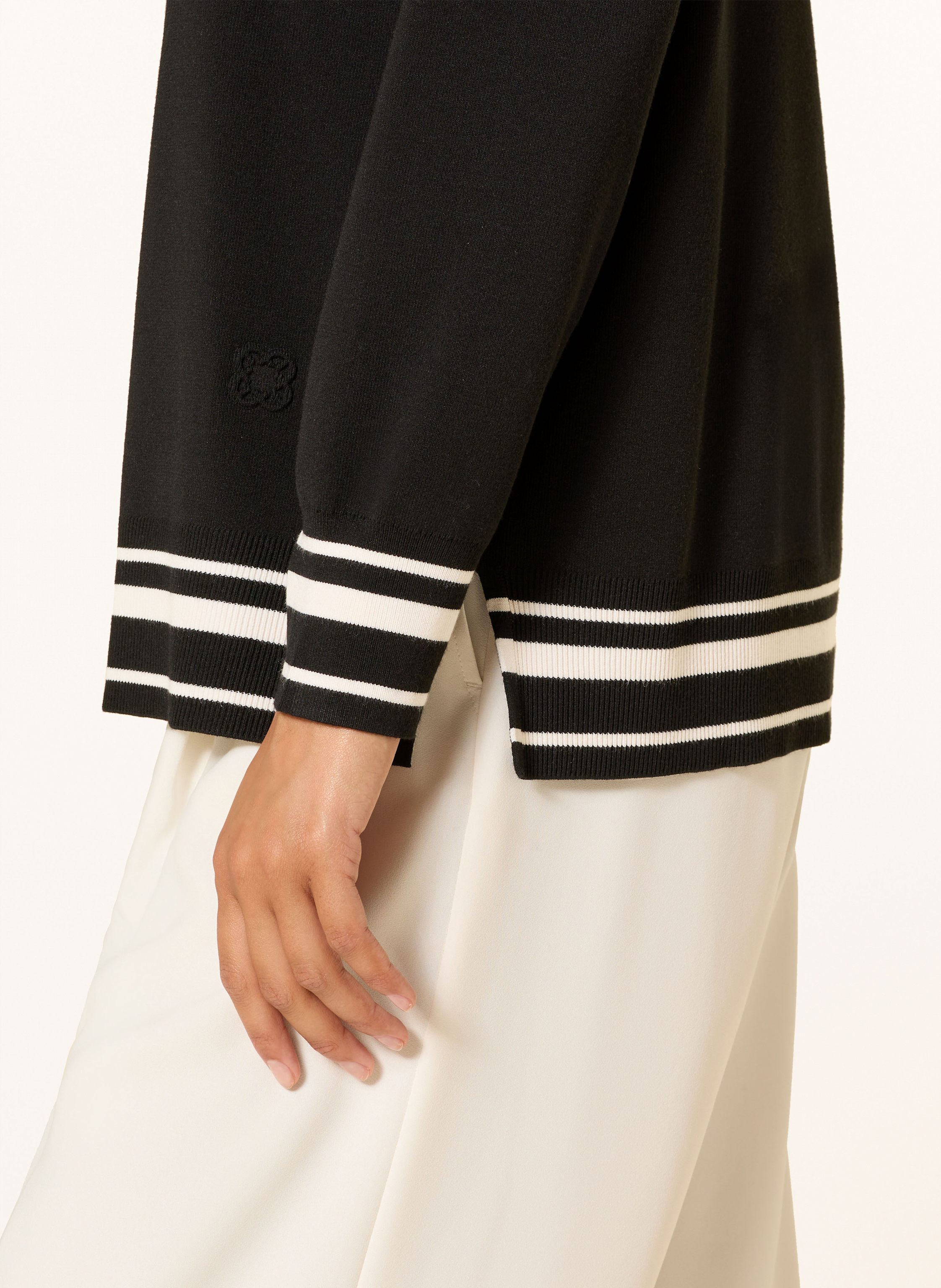 Thumbnail - Elena Miro Oversized-Pullover weiss