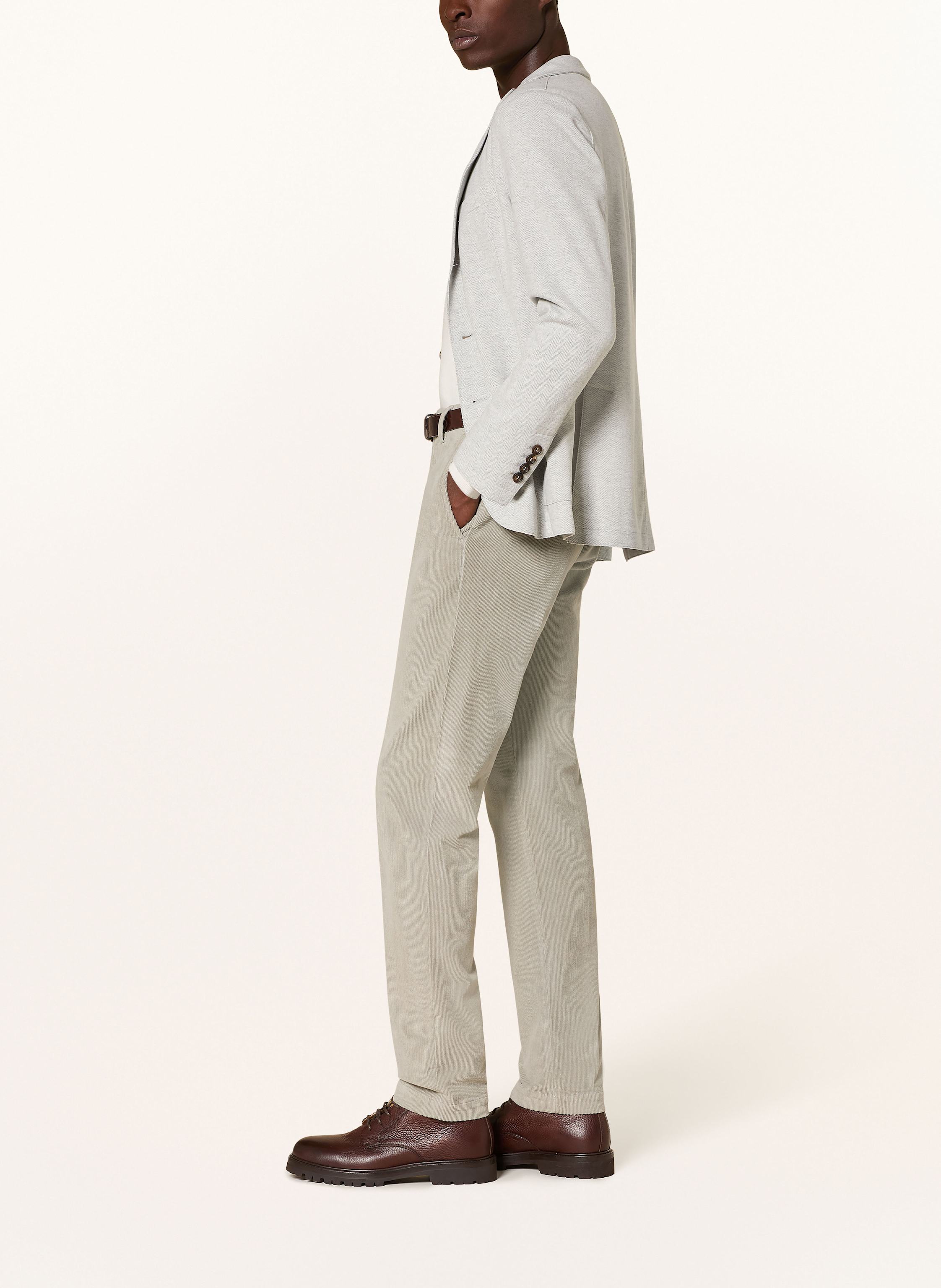 Thumbnail - Eleventy Cordchino Slim Fit grau