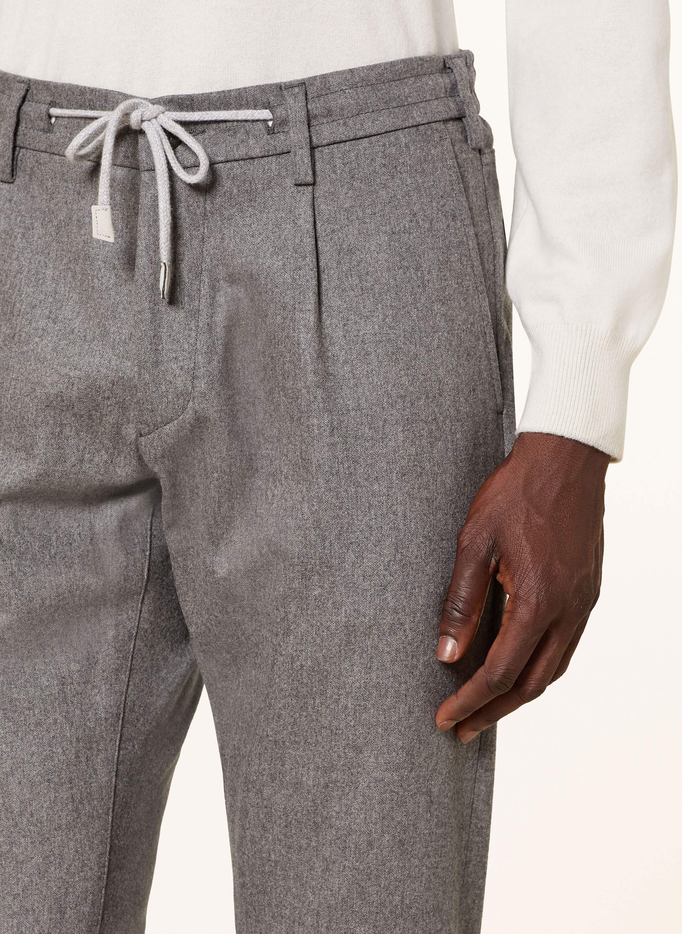 Thumbnail - Eleventy Hose Extra Slim Fit grau