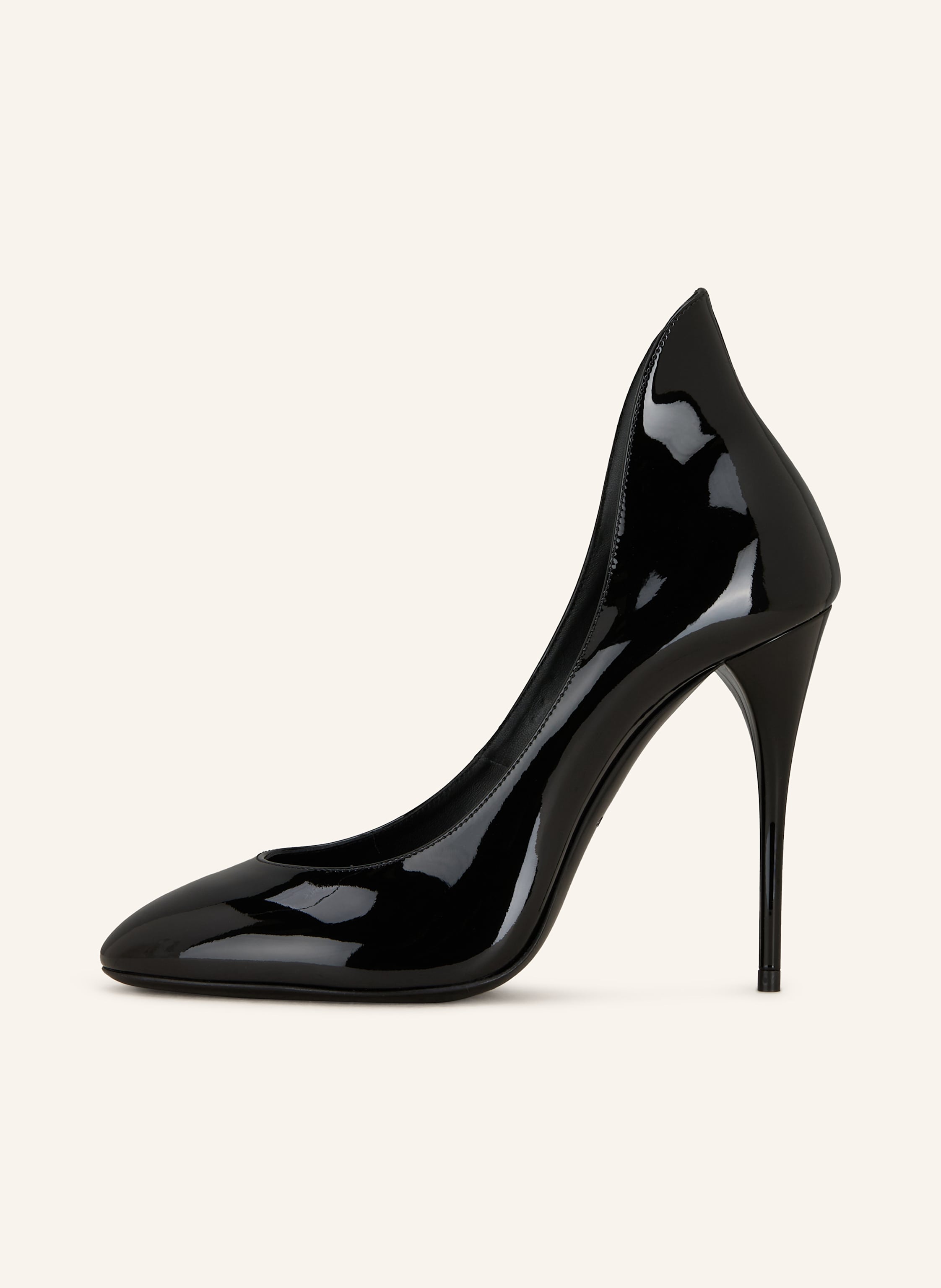 Thumbnail - Alaïa Lack-Pumps schwarz