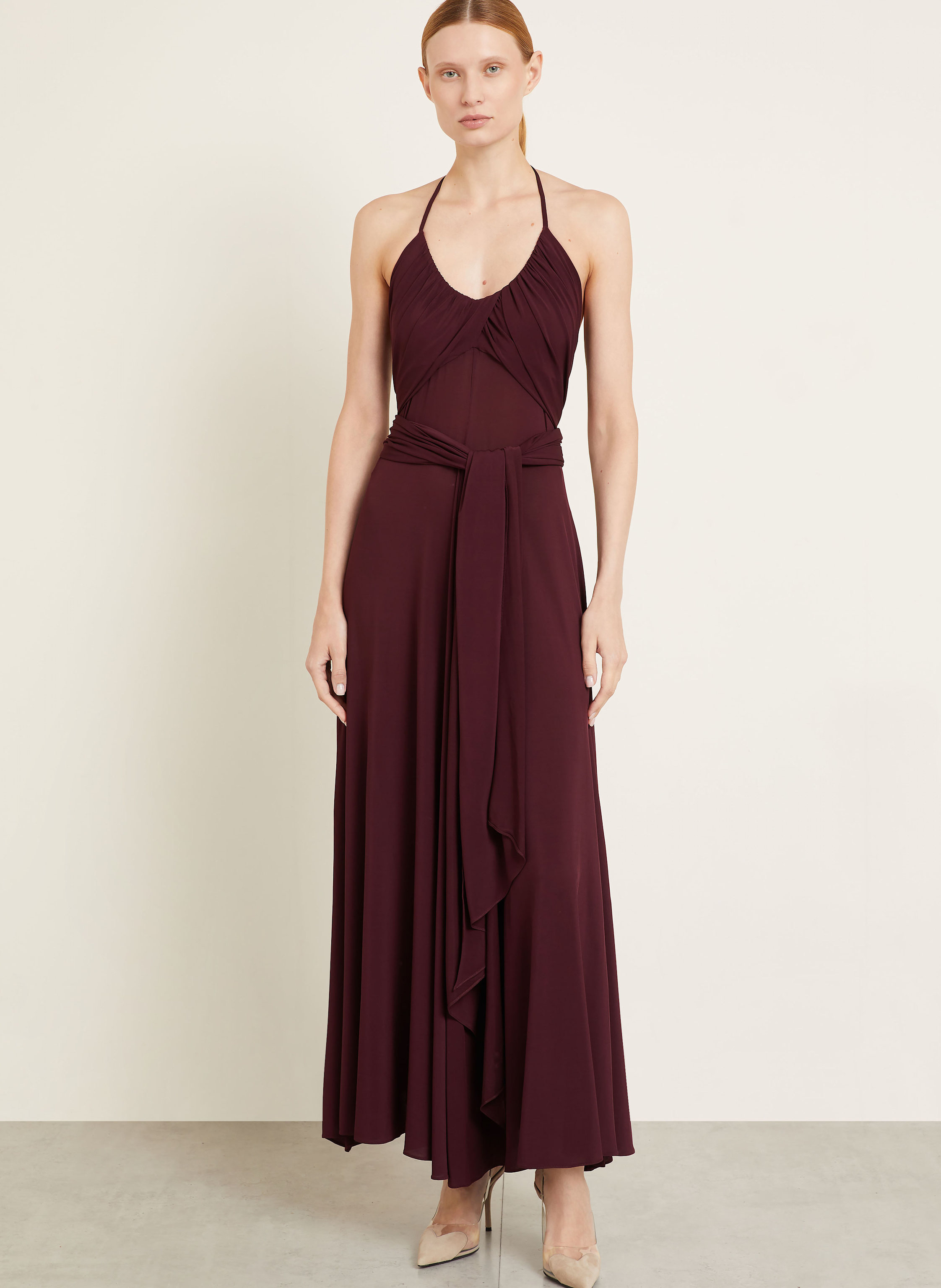 Thumbnail - Alaïa Abendkleid rot