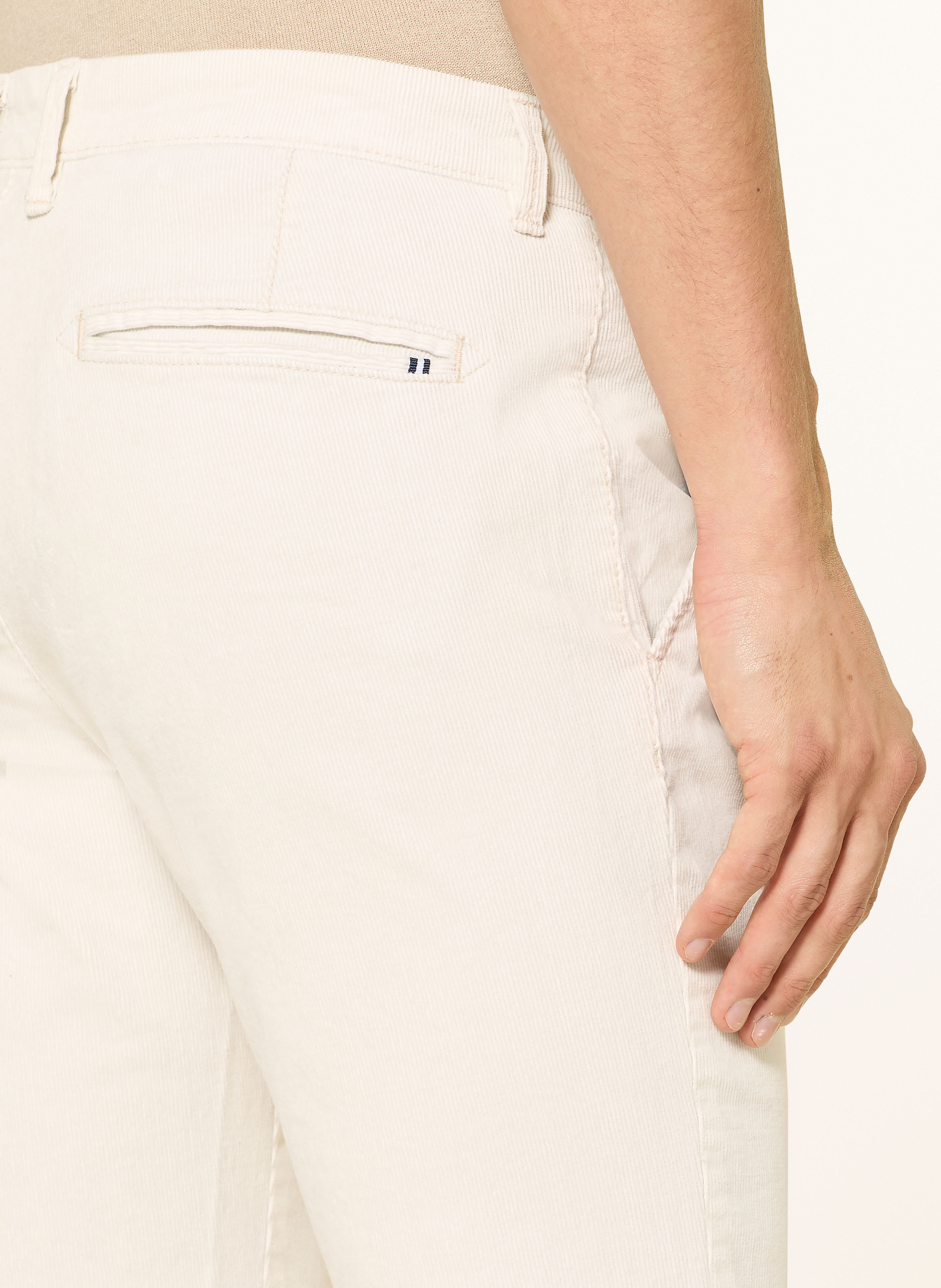 Thumbnail - Strokesman's Cordchino Slim Fit weiss