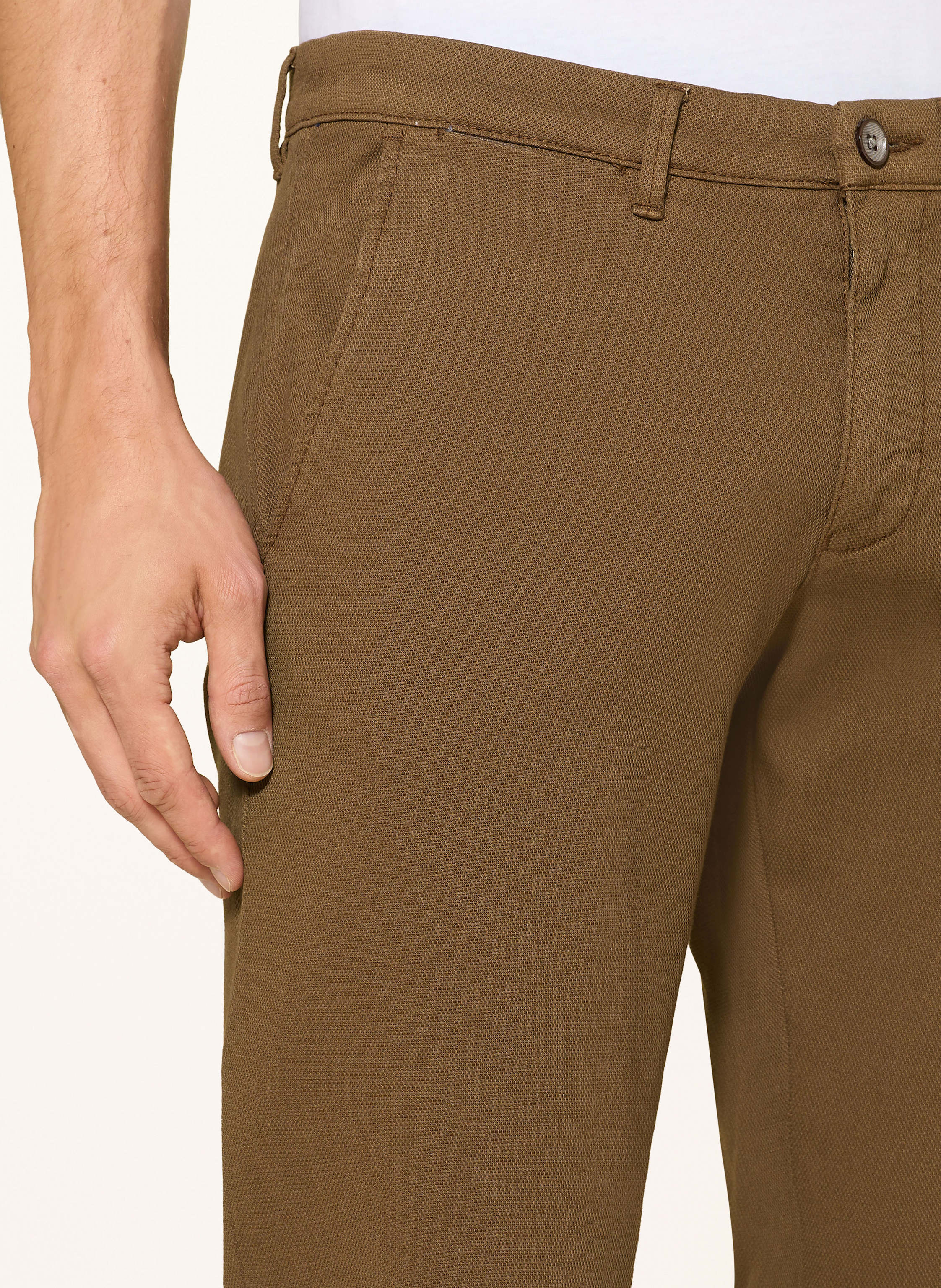 Thumbnail - Strokesman's Piqué-Chino Slim Fit braun