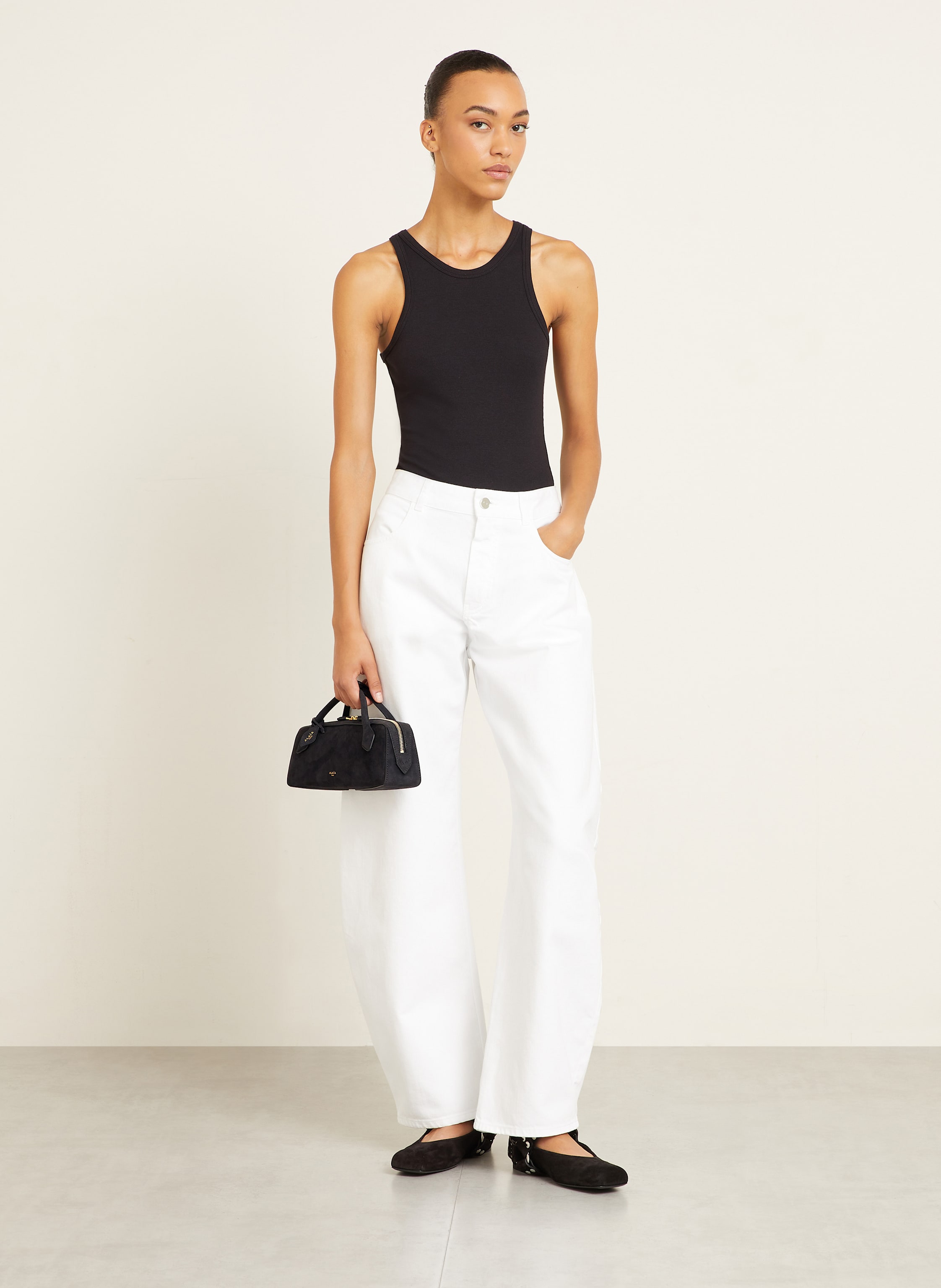 Thumbnail - Alaïa Clutch Le Teckel schwarz