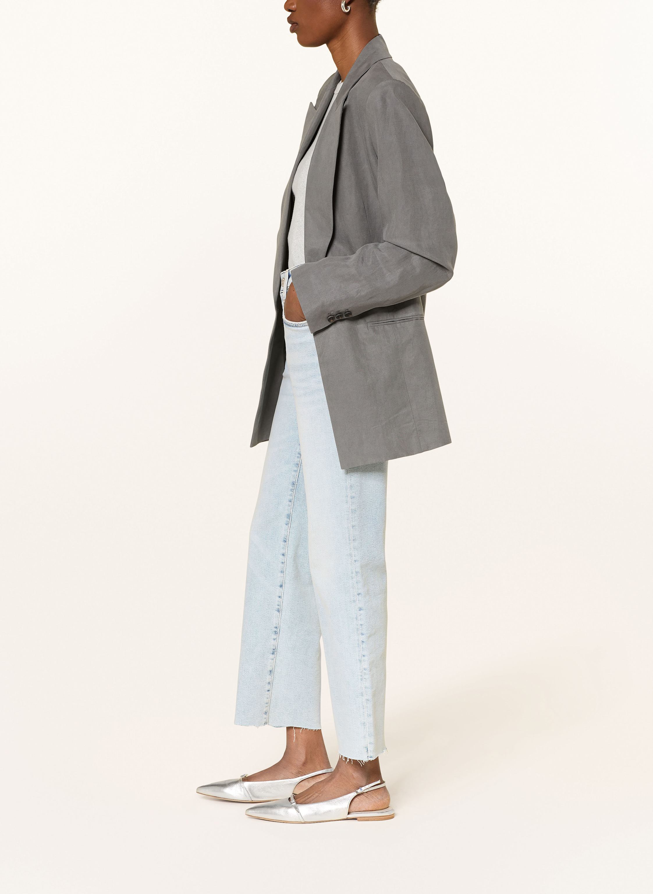 Thumbnail - 7 For All Mankind Straight Leg Jeans Calie blau