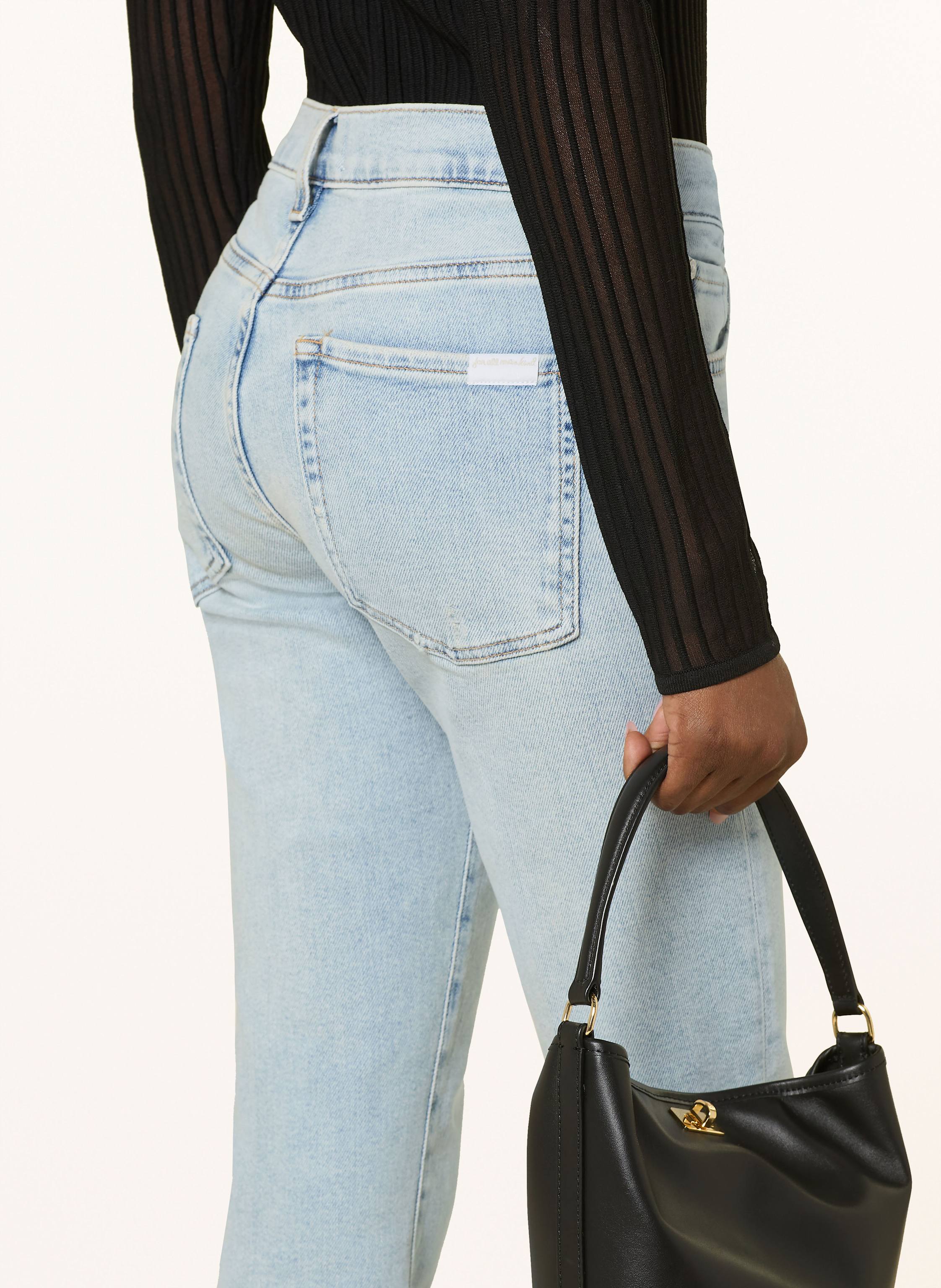 Thumbnail - 7 For All Mankind Bootcut Jeans Bootcut Tailorless blau