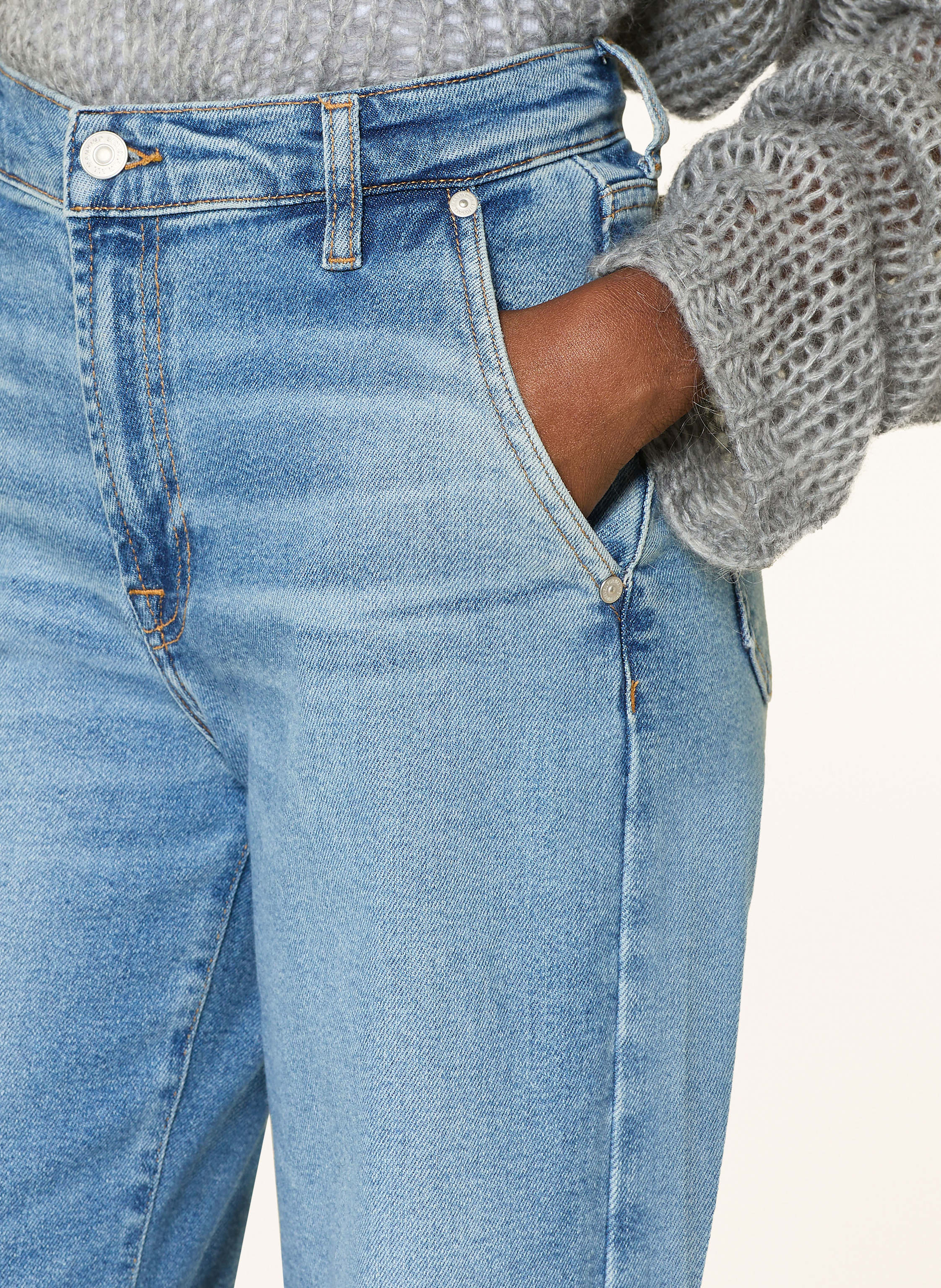 Thumbnail - 7 For All Mankind Wide Leg Jeans Lotta blau