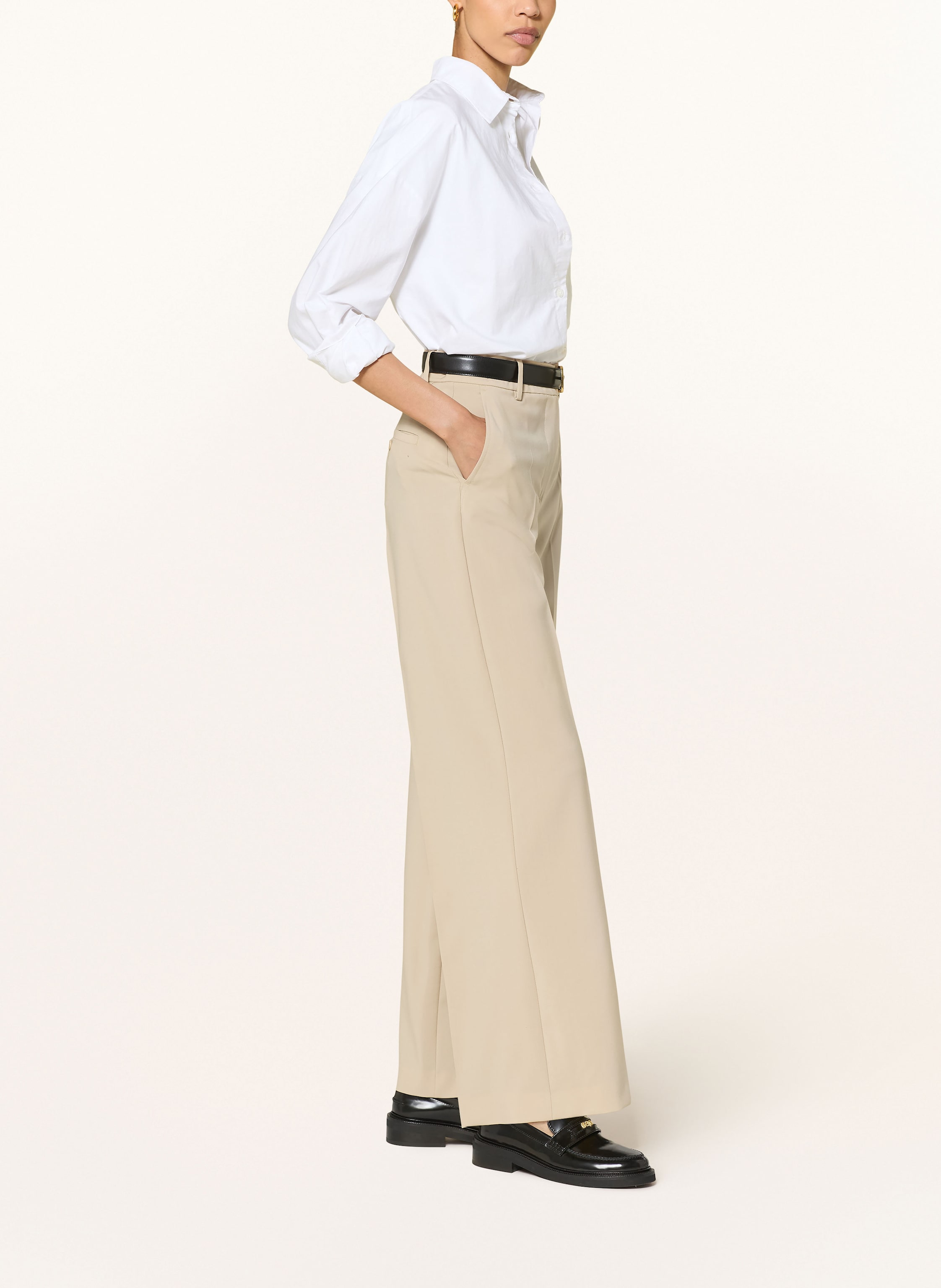 Thumbnail - Weekend Max Mara Marlenehose Visivo beige