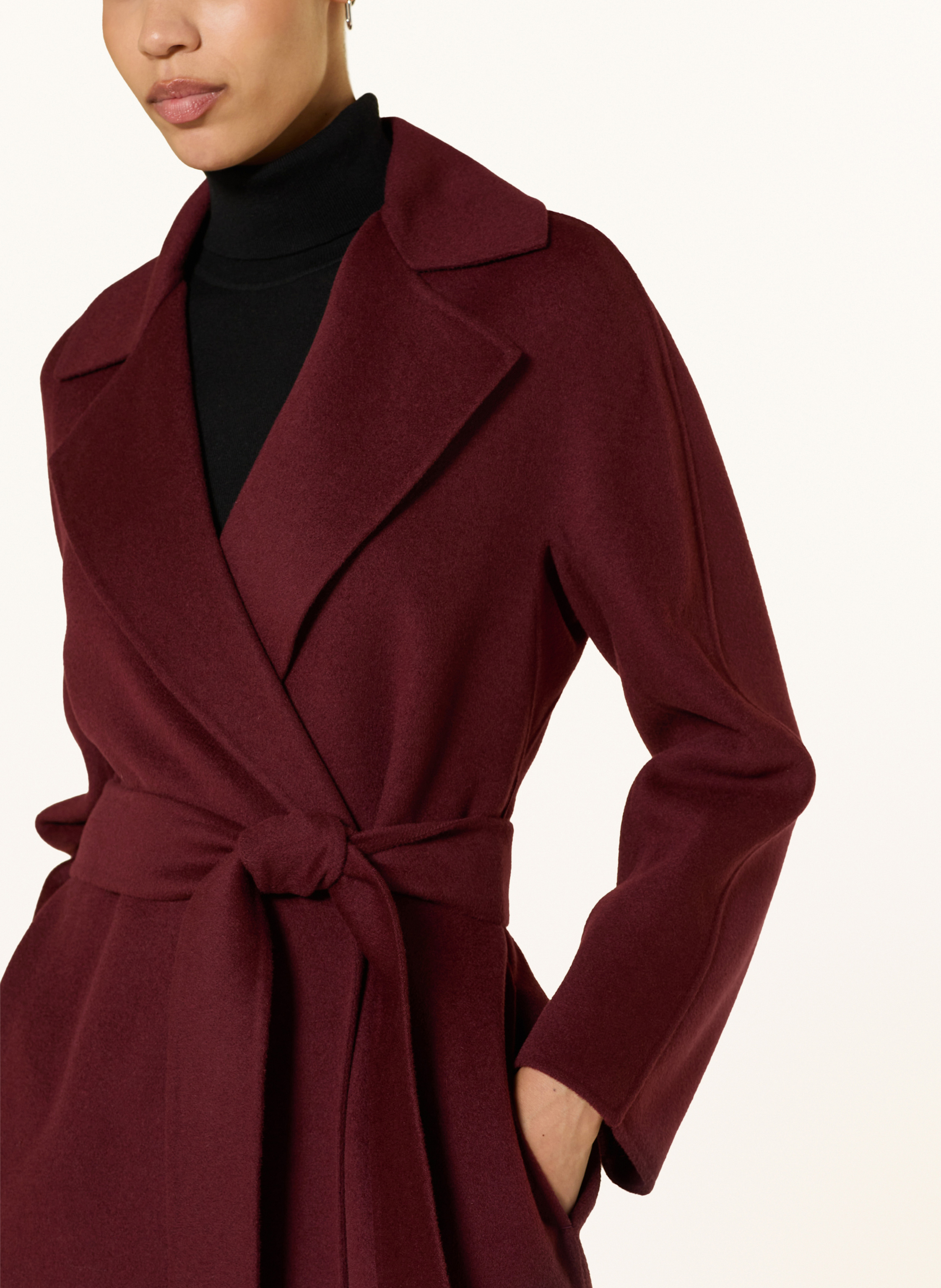 Thumbnail - Max Mara Studio Wollmantel Cles rot