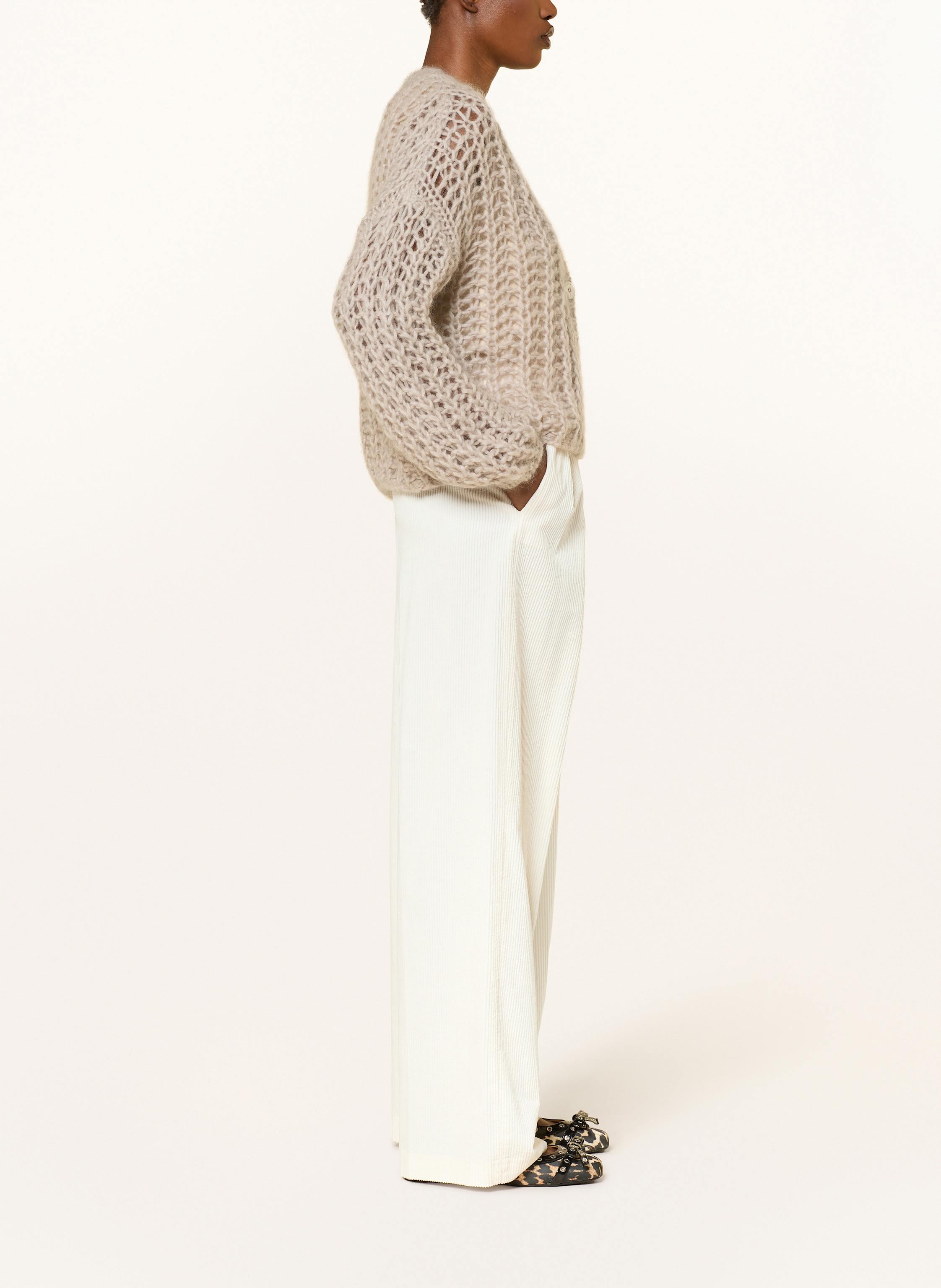 Thumbnail - Mrs & Hugs Marlenehose Aus Cord weiss