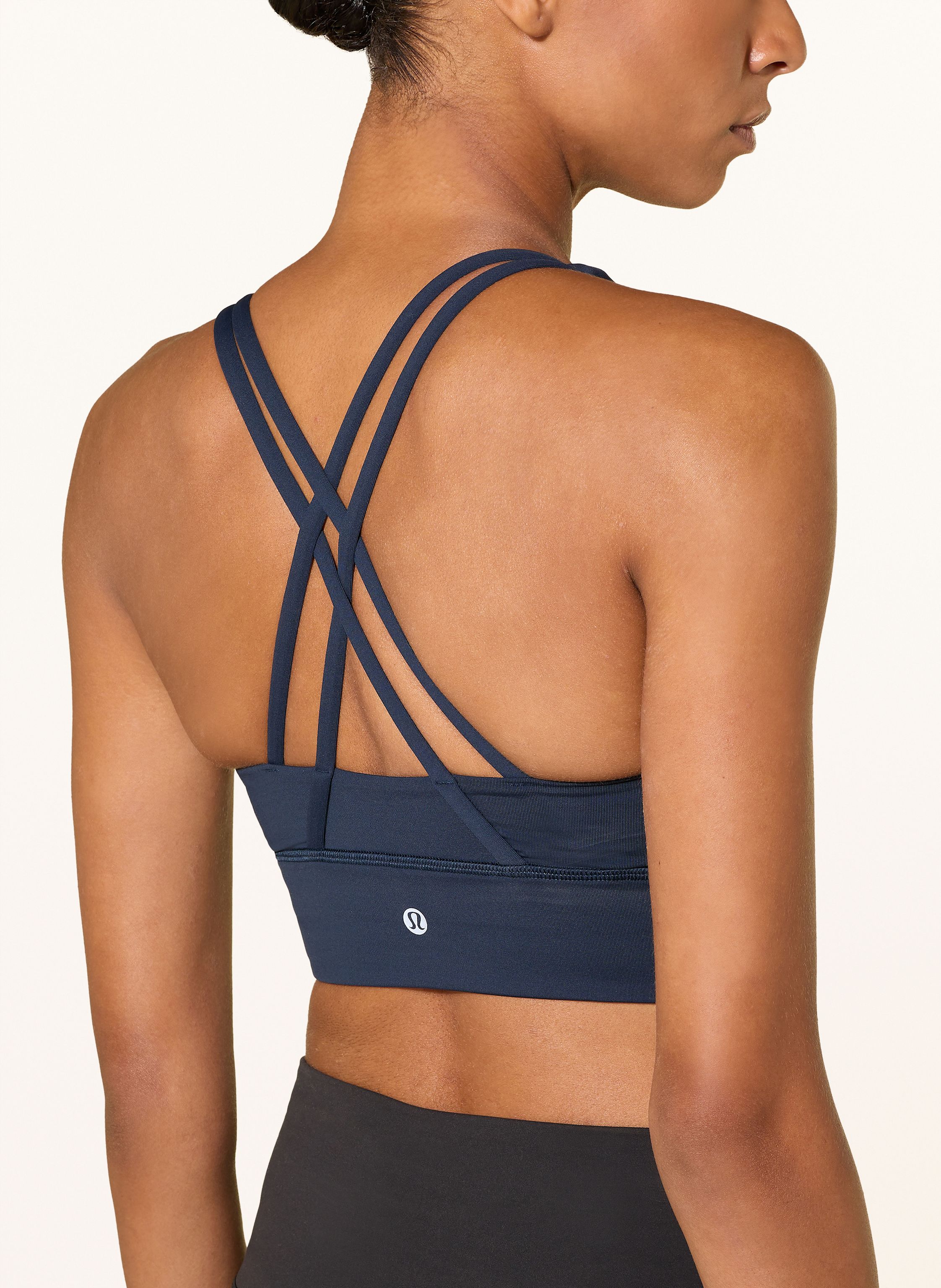 Thumbnail - Lululemon Sport-Bh Energy Longline blau
