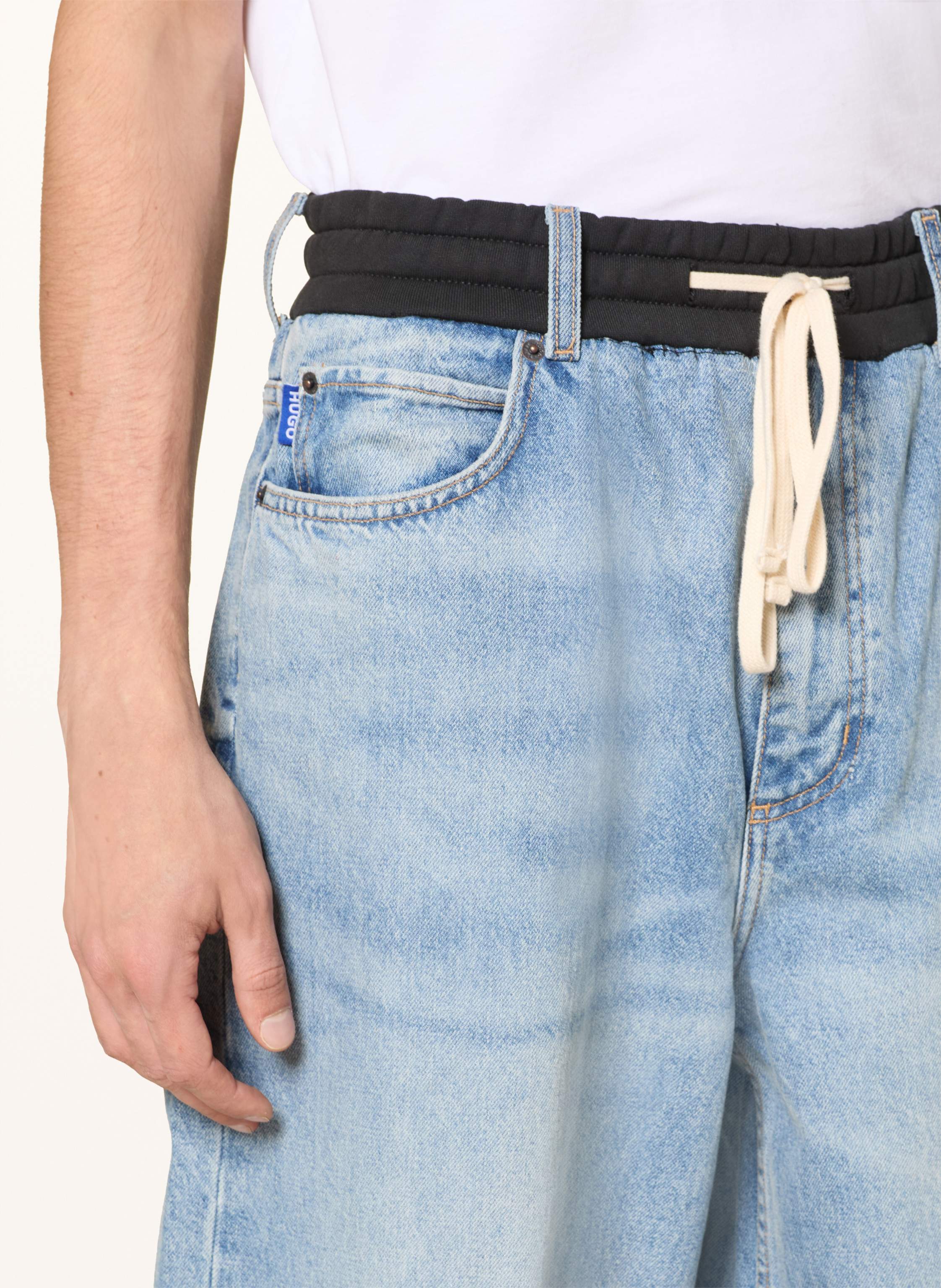 Thumbnail - Hugo Jeans Draisen Oversize Fit blau