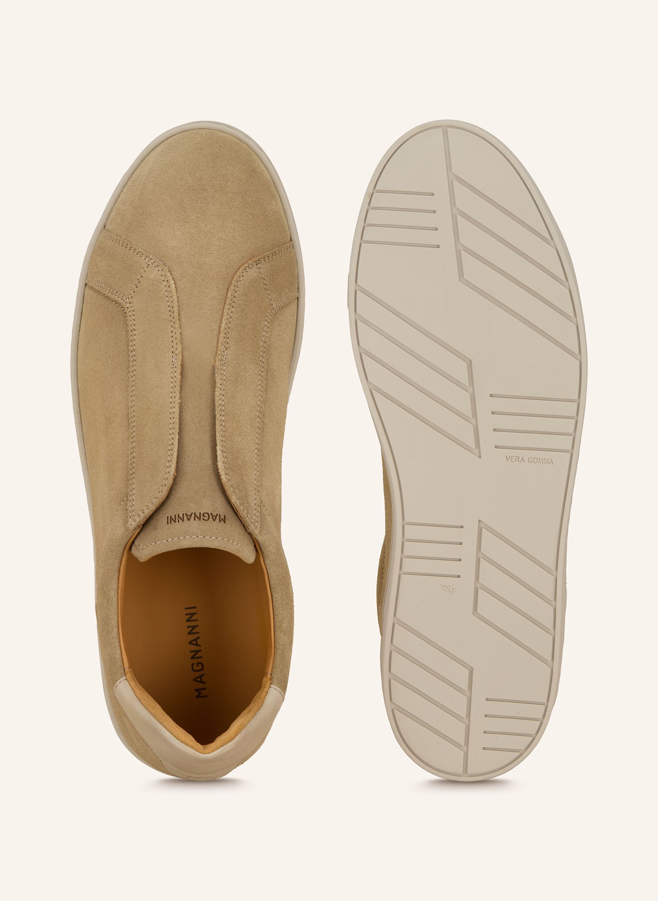 Thumbnail - Magnanni Slip-On-Sneaker Cowes Crostidifu beige