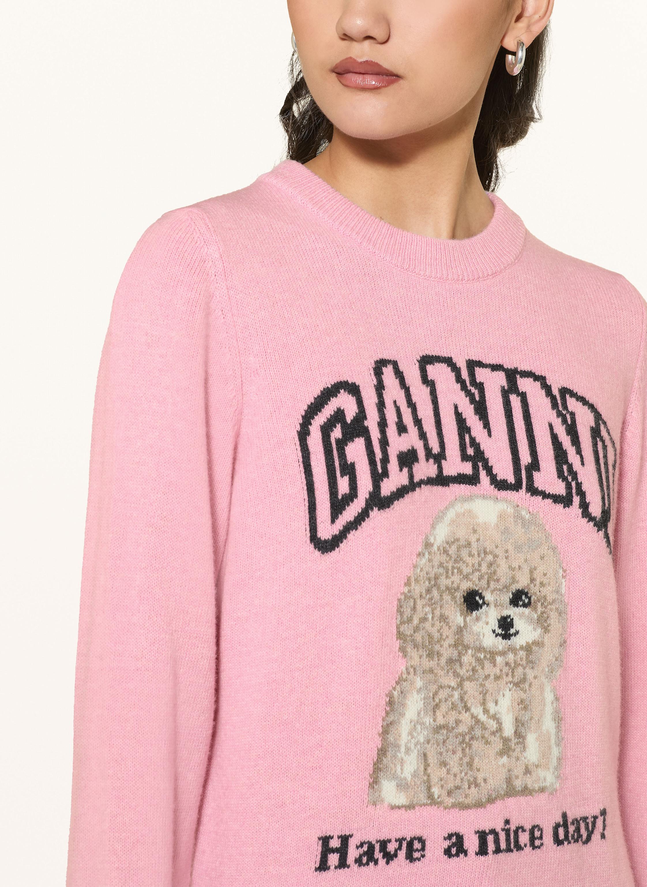 Thumbnail - Ganni Pullover pink