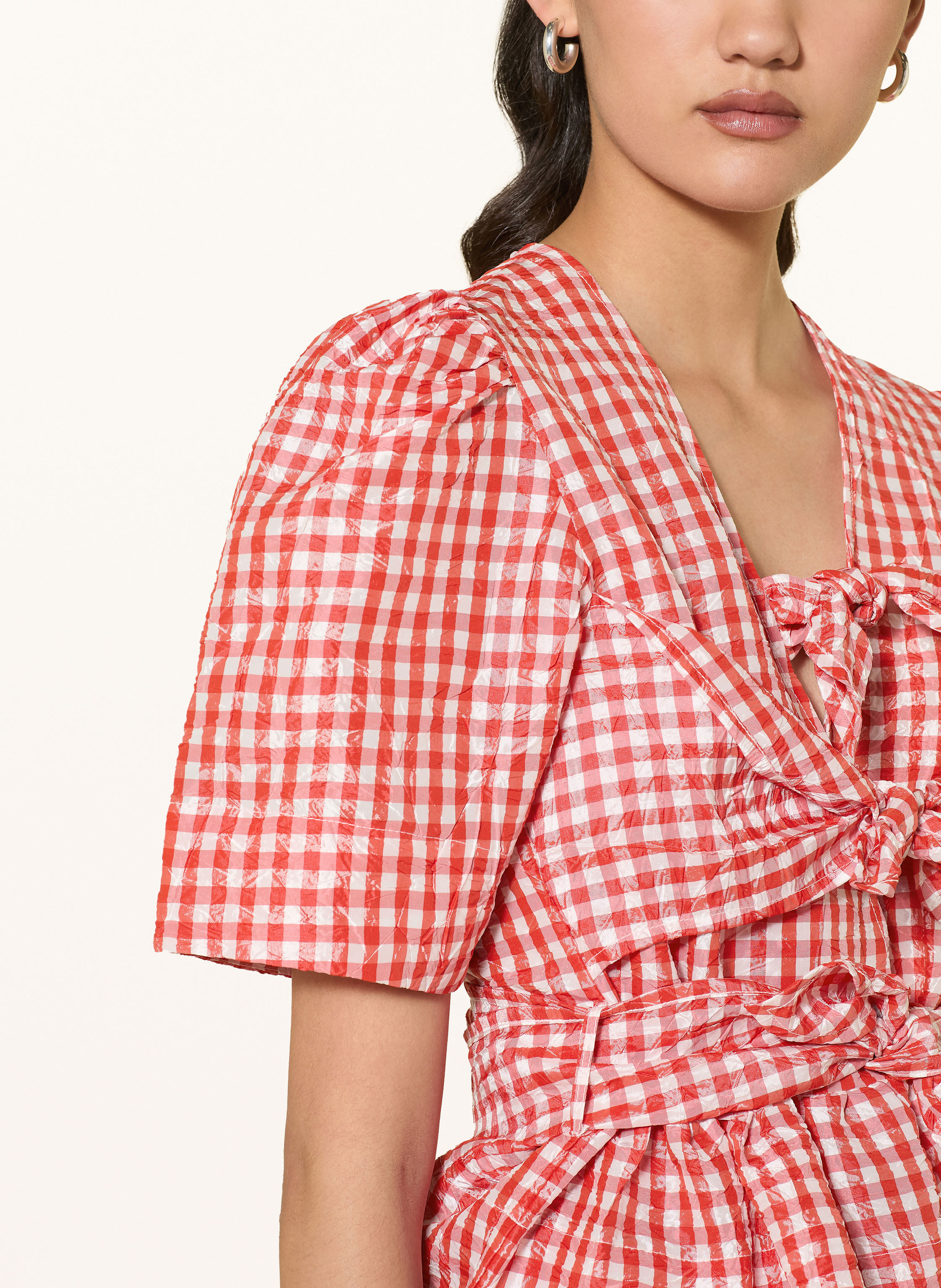 Thumbnail - Ganni Blusenshirt rot