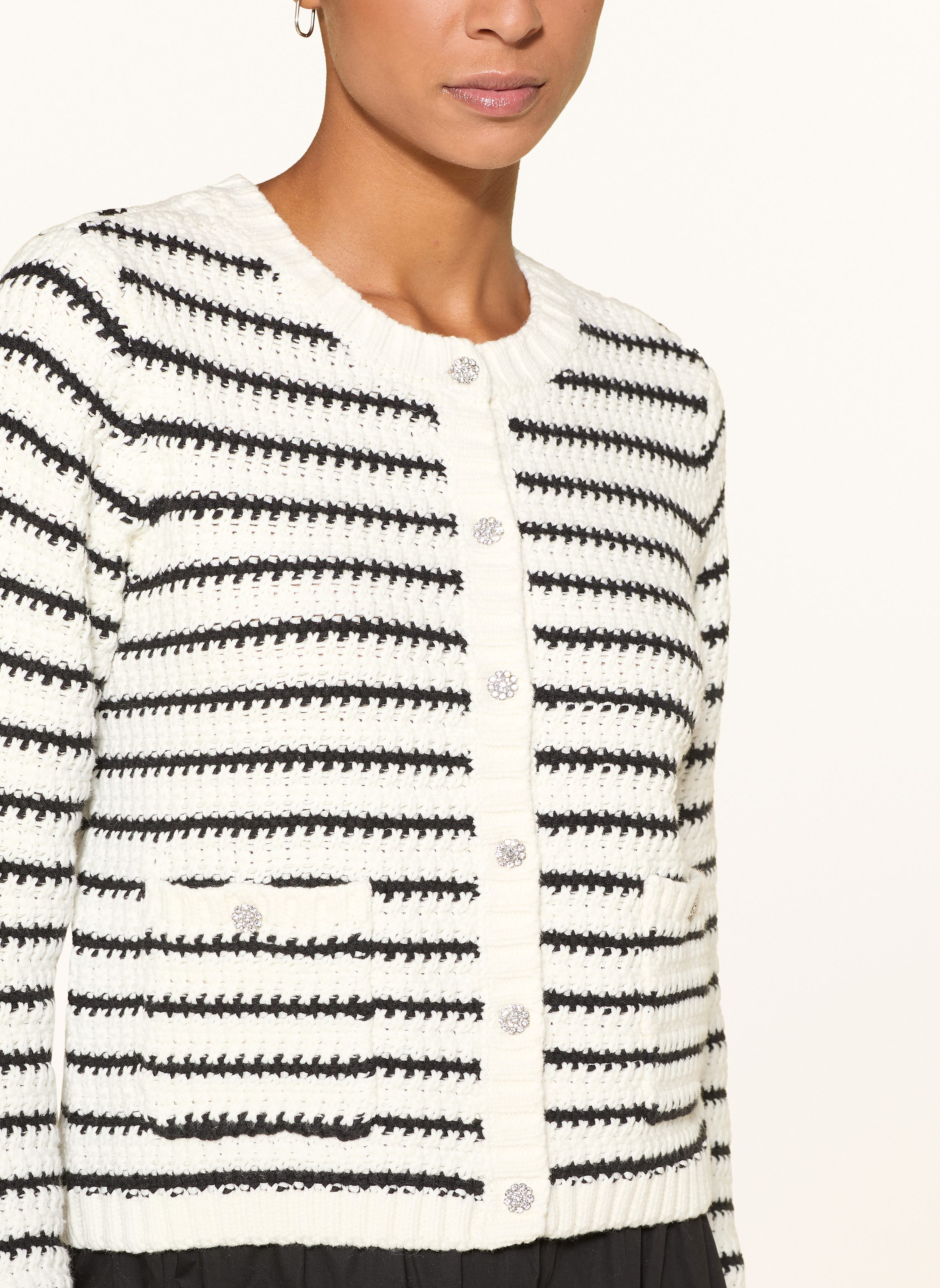 Thumbnail - Copenhagen Muse Strickjacke Cmkotom Mit Schmucksteinen weiss