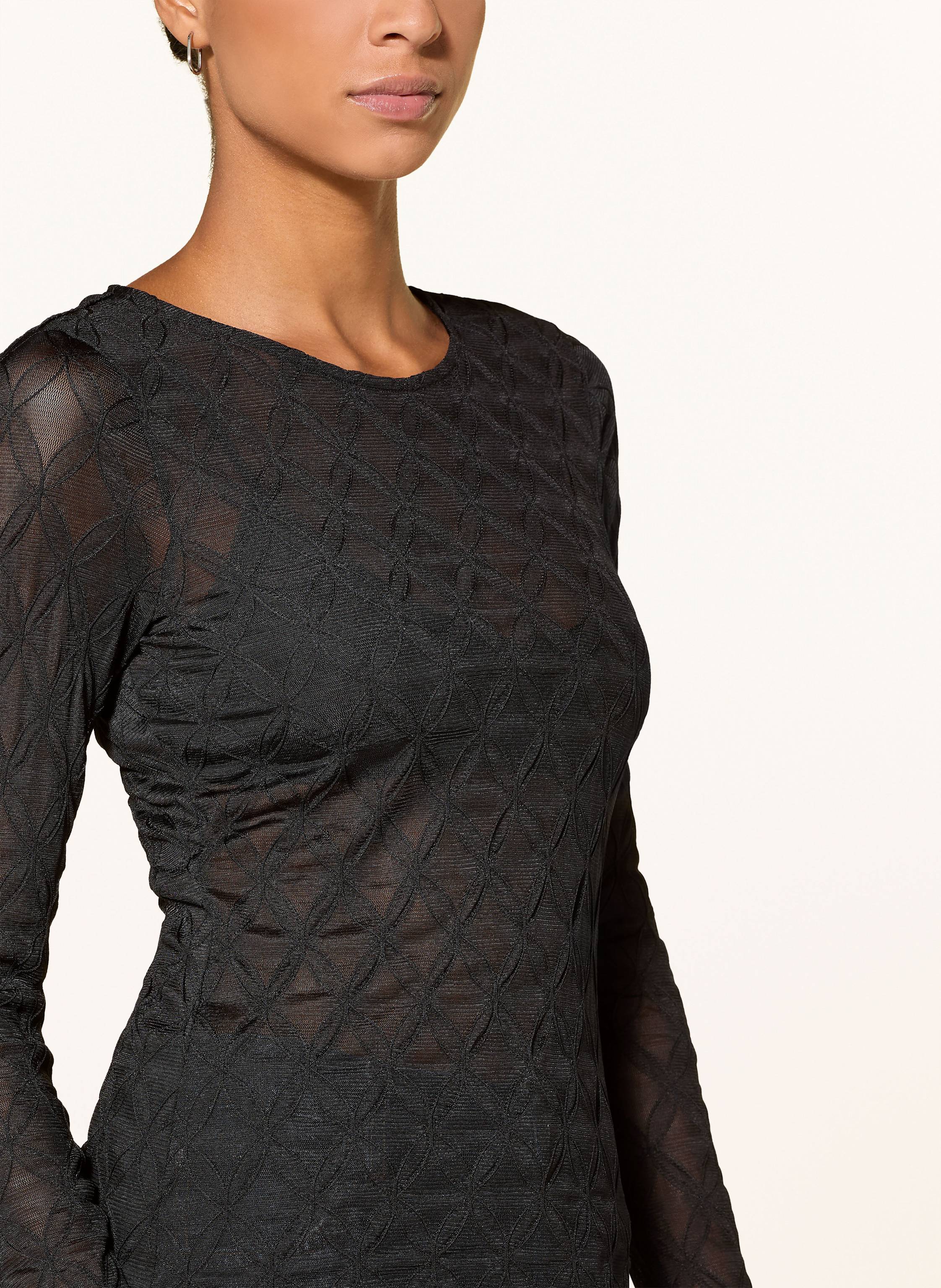 Thumbnail - Copenhagen Muse Longsleeve Cmhanna Aus Mesh schwarz