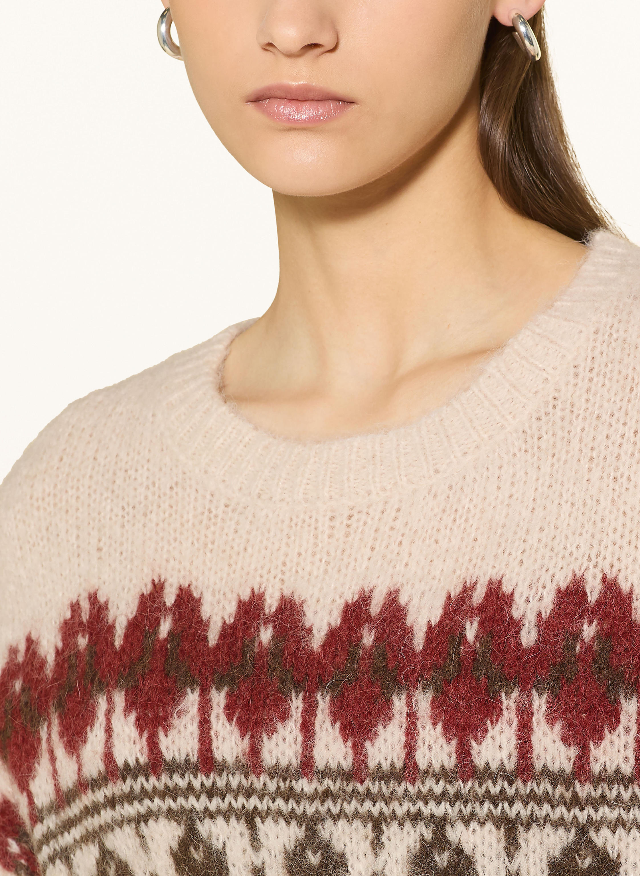 Thumbnail - Mrs & Hugs Pullover Mit Alpaka weiss