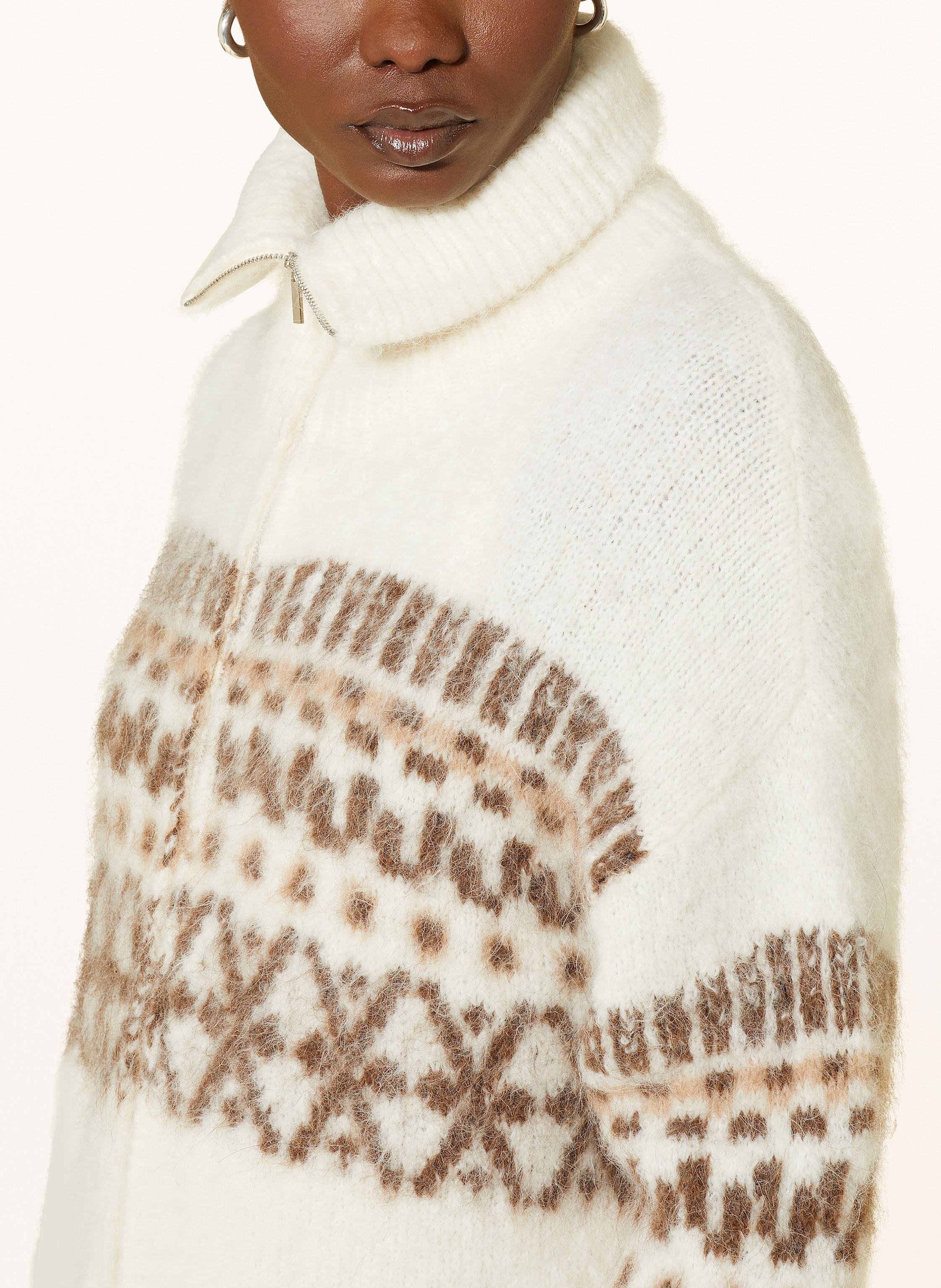 Thumbnail - Mrs & Hugs Strickjacke Mit Alpaka weiss