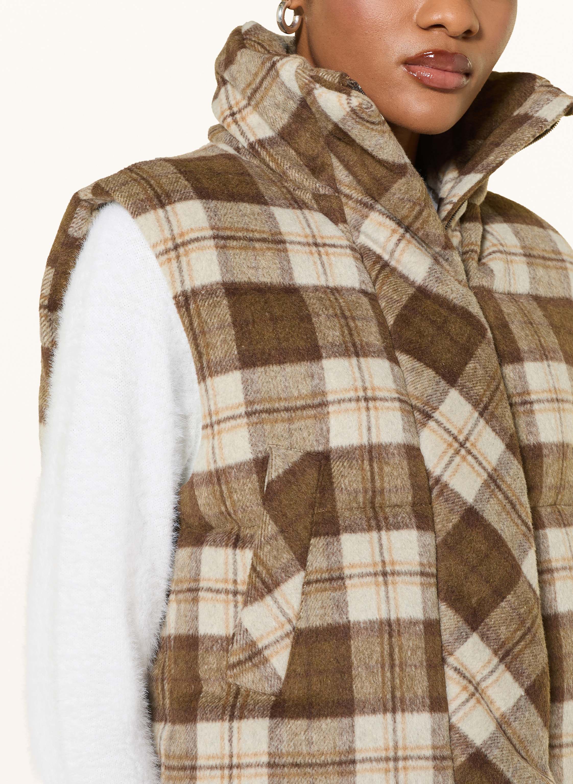 Thumbnail - Mrs & Hugs Steppweste braun