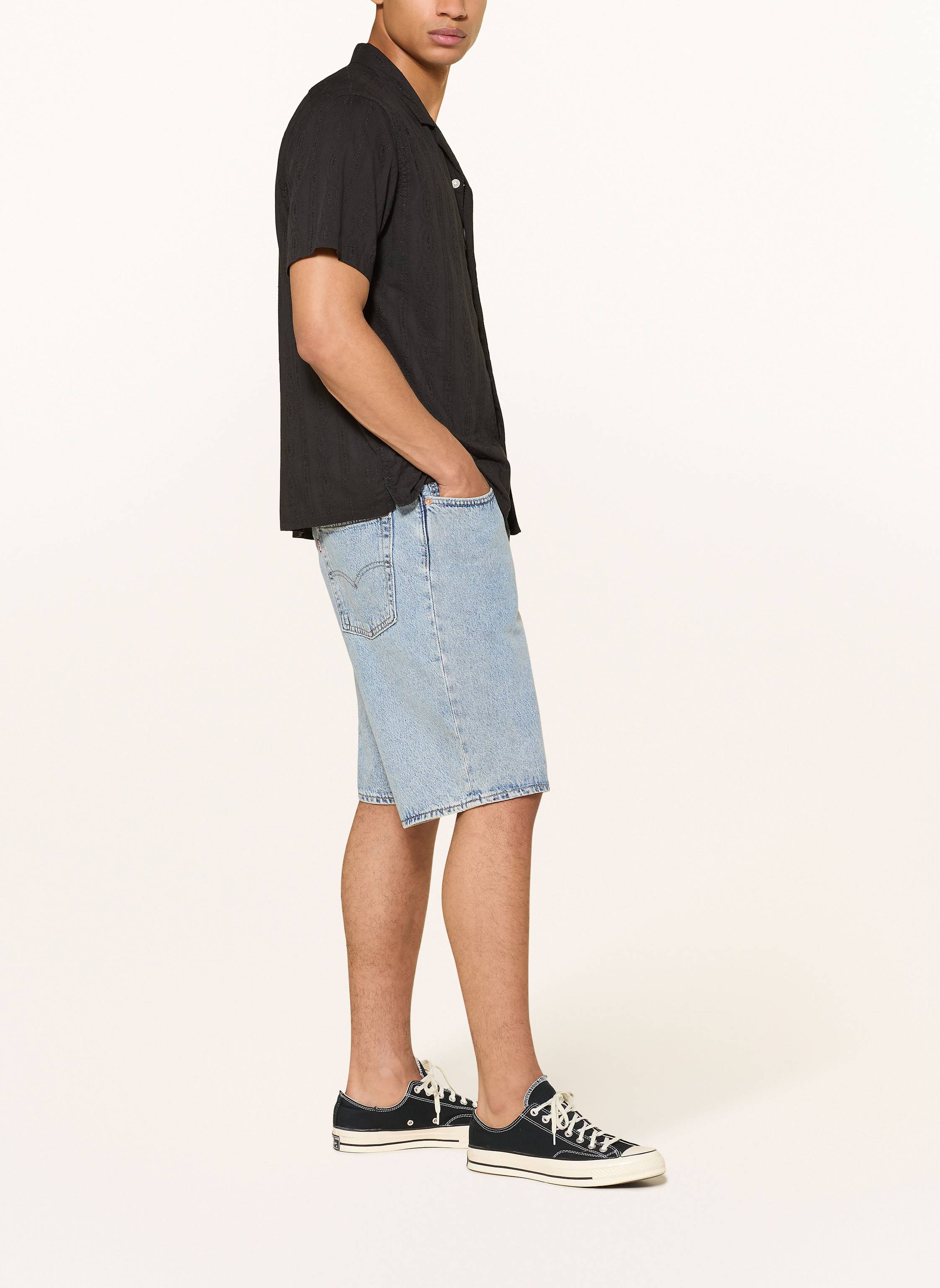 Thumbnail - Levi's® Jeansshorts 478 Baggy Fit blau