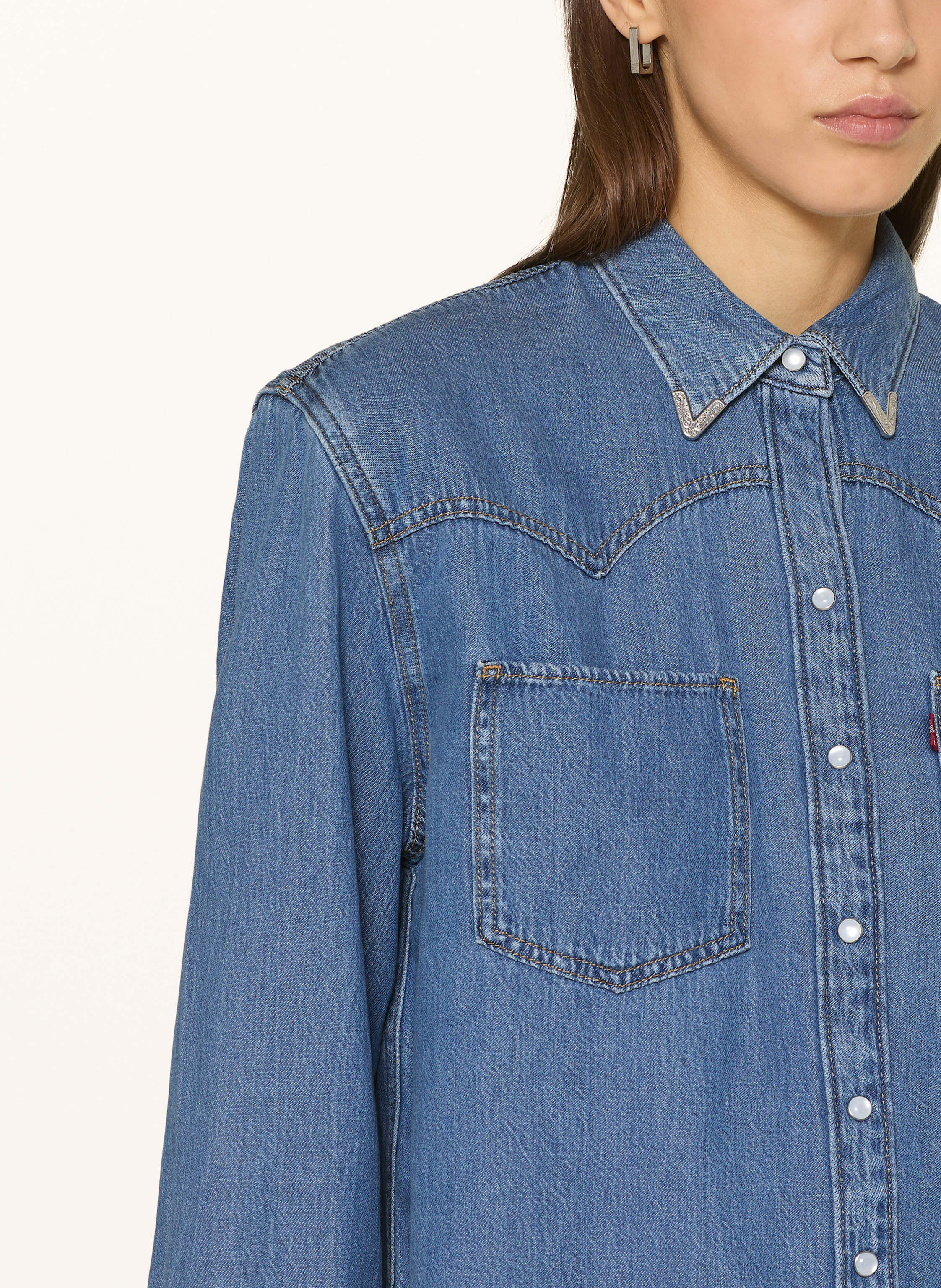 Thumbnail - Levi's® Jeansbluse Teodora blau