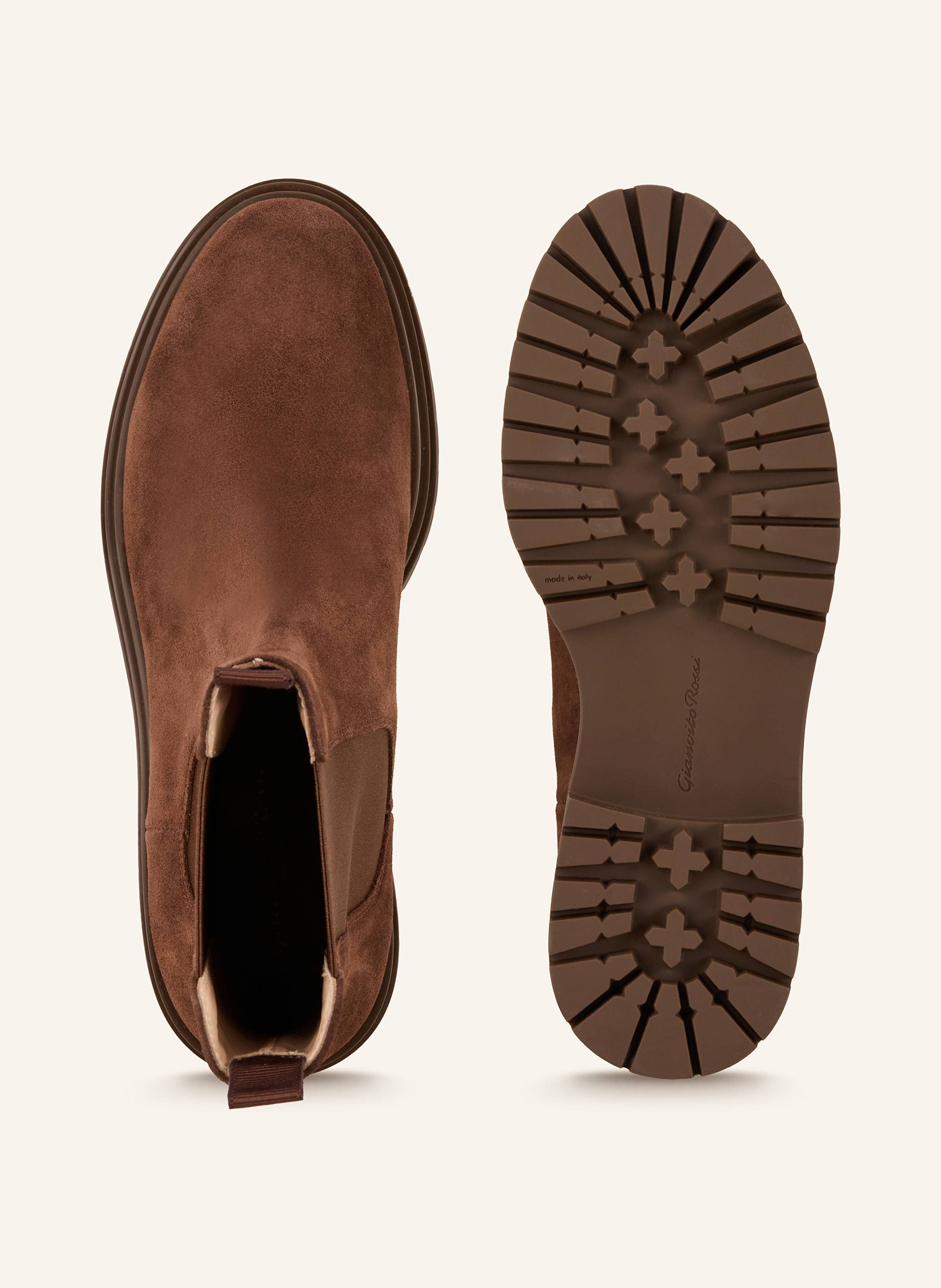 Thumbnail - Gianvito Rossi Chelsea-Boots braun