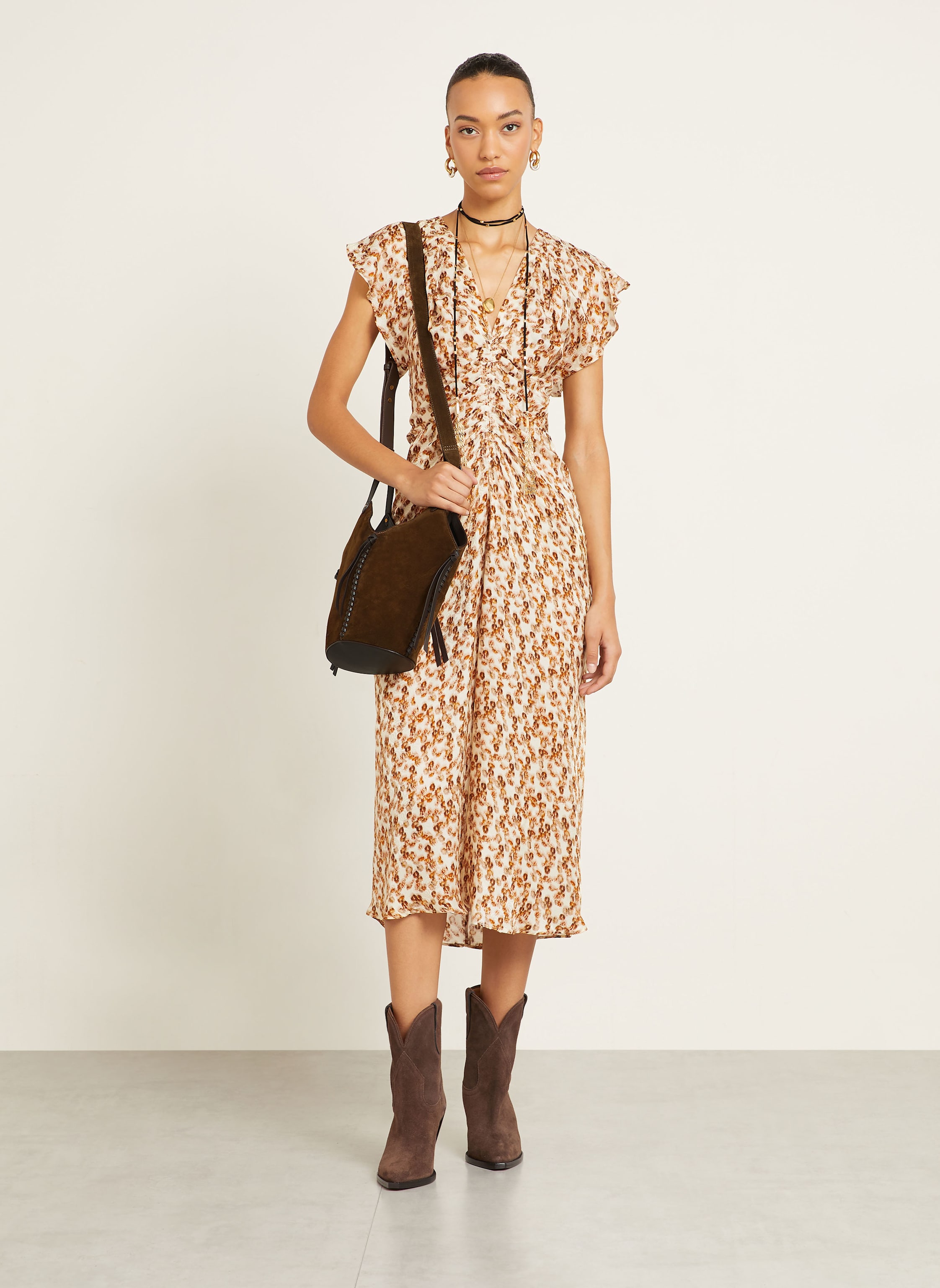 Thumbnail - Isabel Marant Beuteltasche Tampa Mini braun