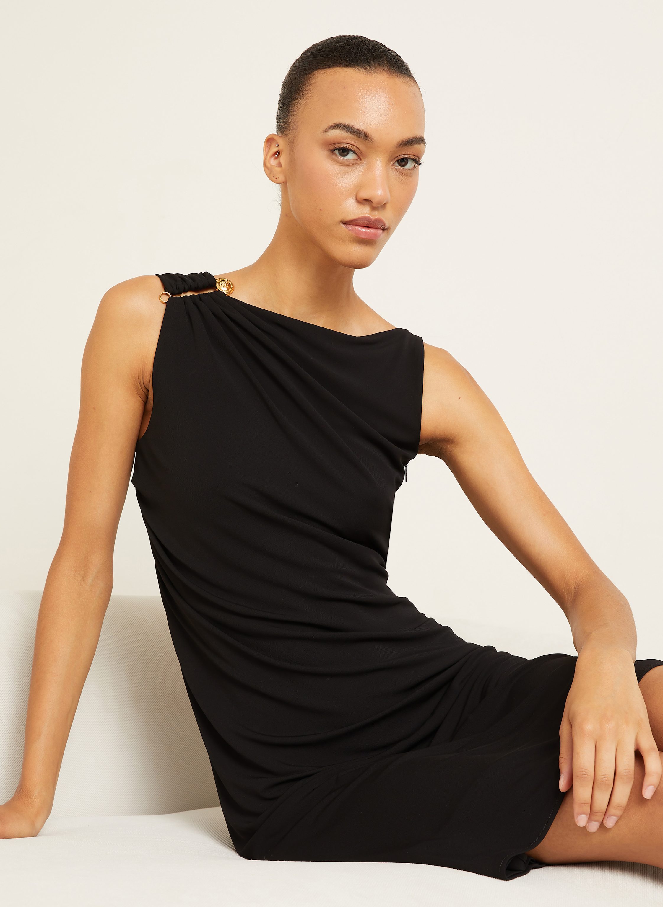 Thumbnail - Versace Cocktailkleid schwarz
