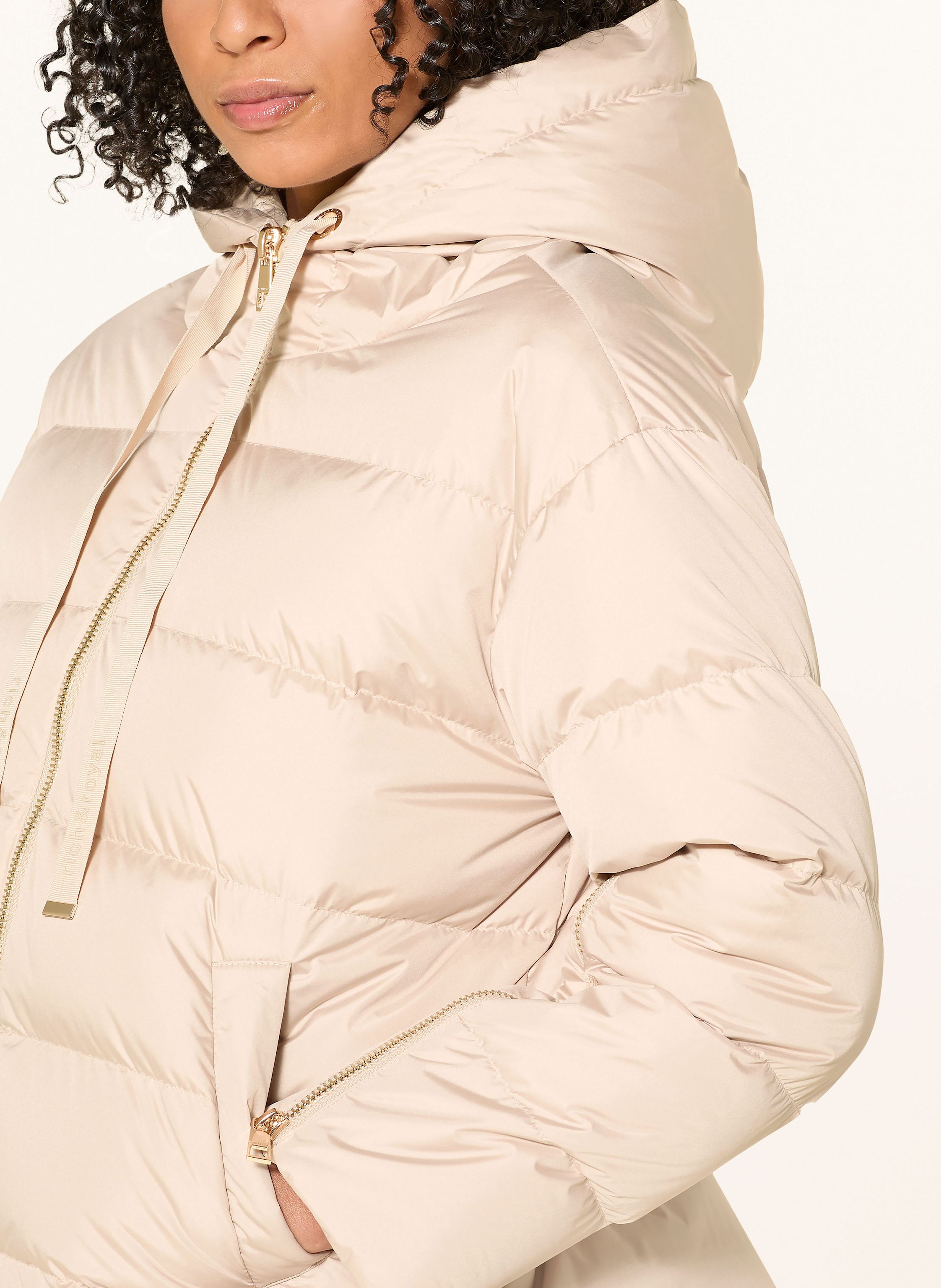 Thumbnail - Rich & Royal Daunenjacke beige