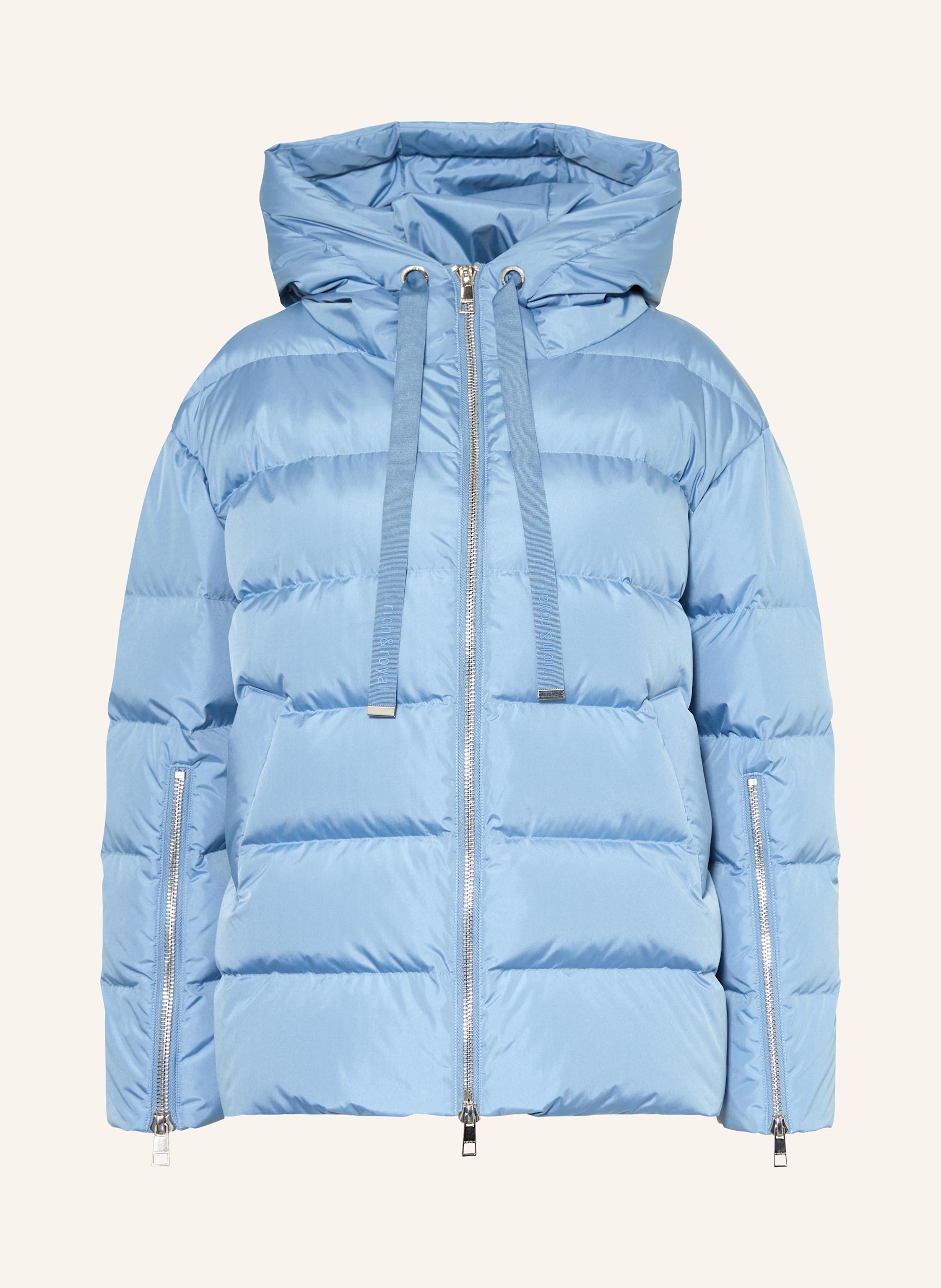 Rich & Royal Daunenjacke blau