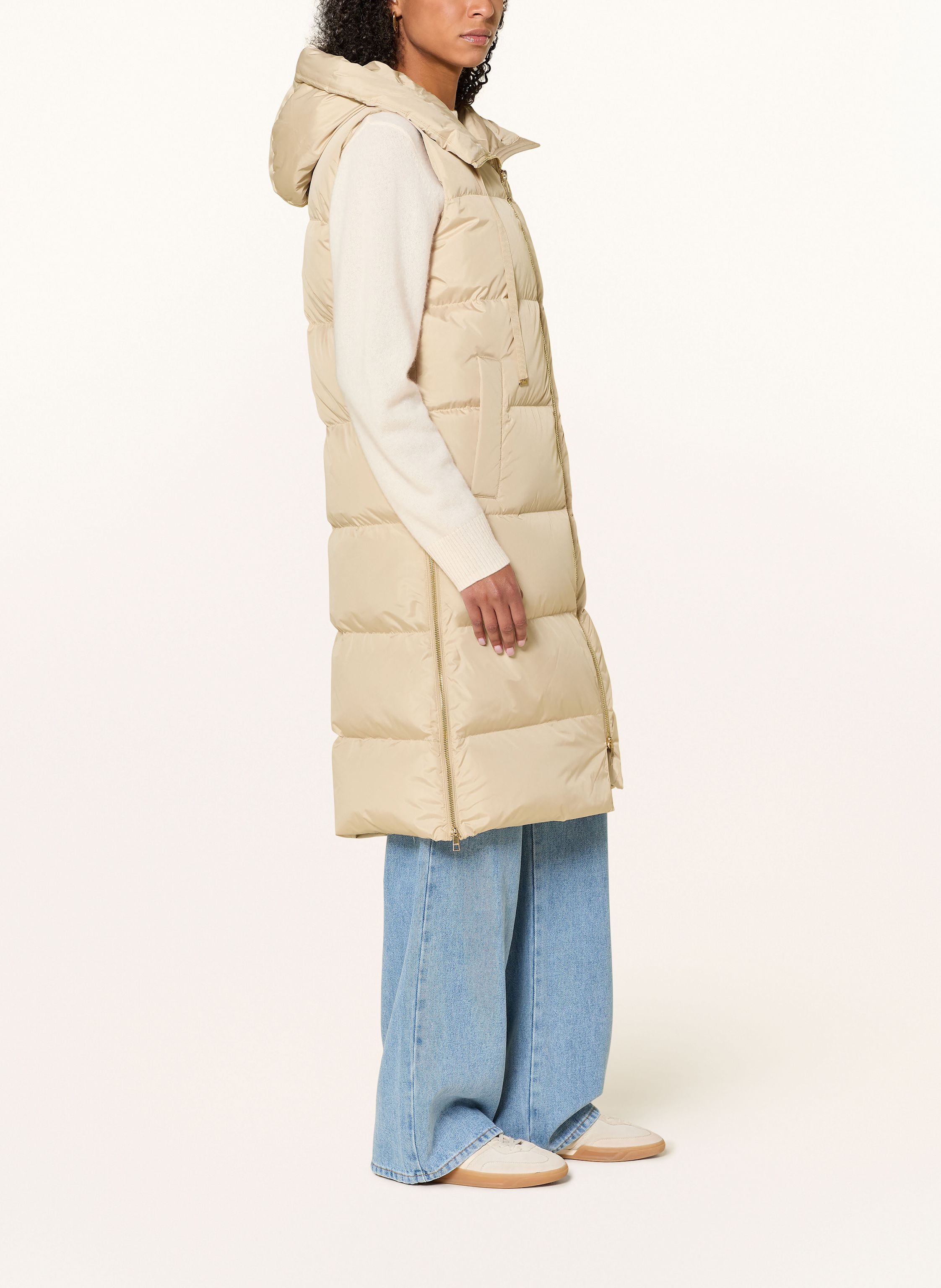 Thumbnail - Rich & Royal Daunenweste beige