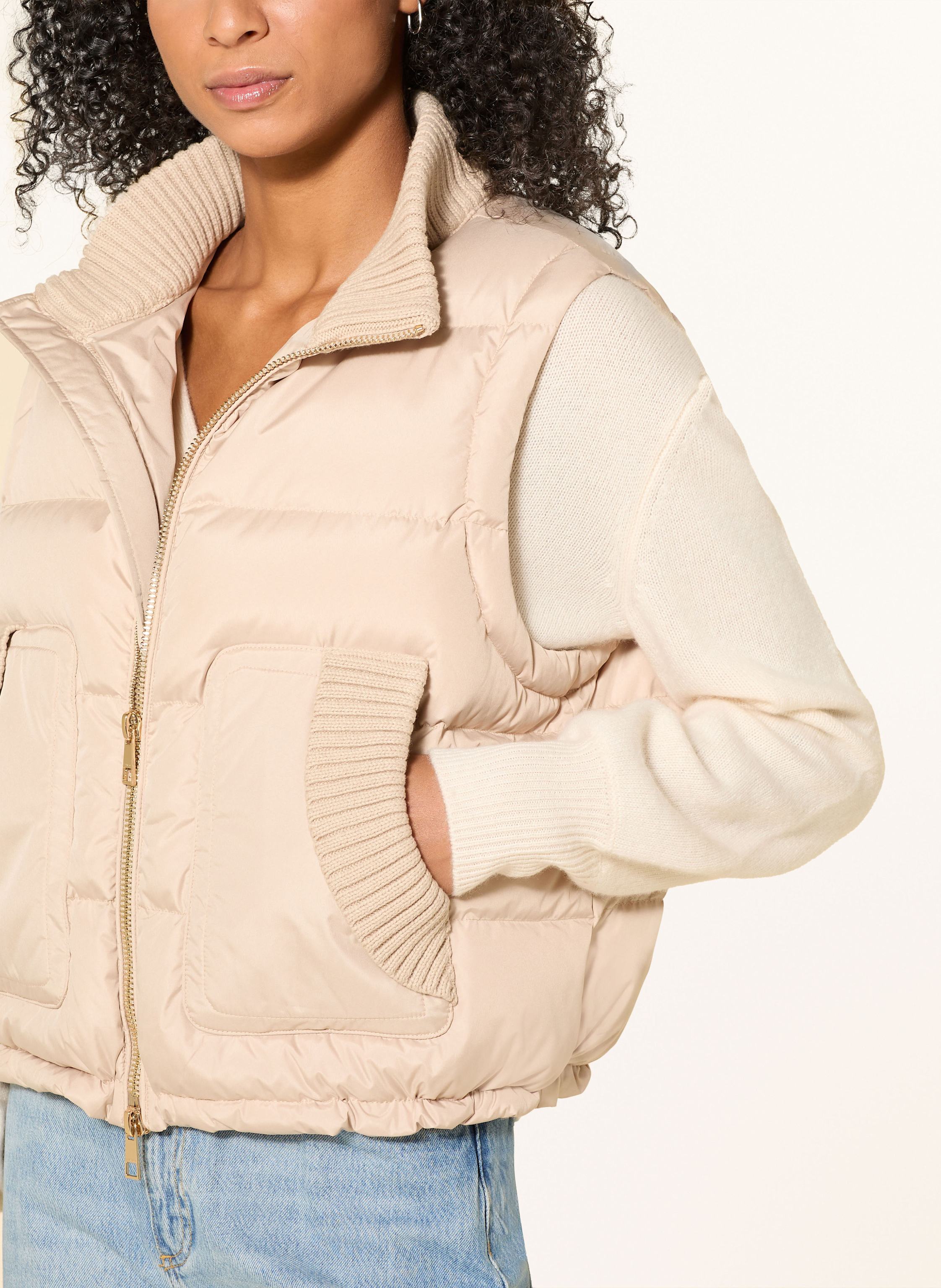 Thumbnail - Rich & Royal Daunenweste beige