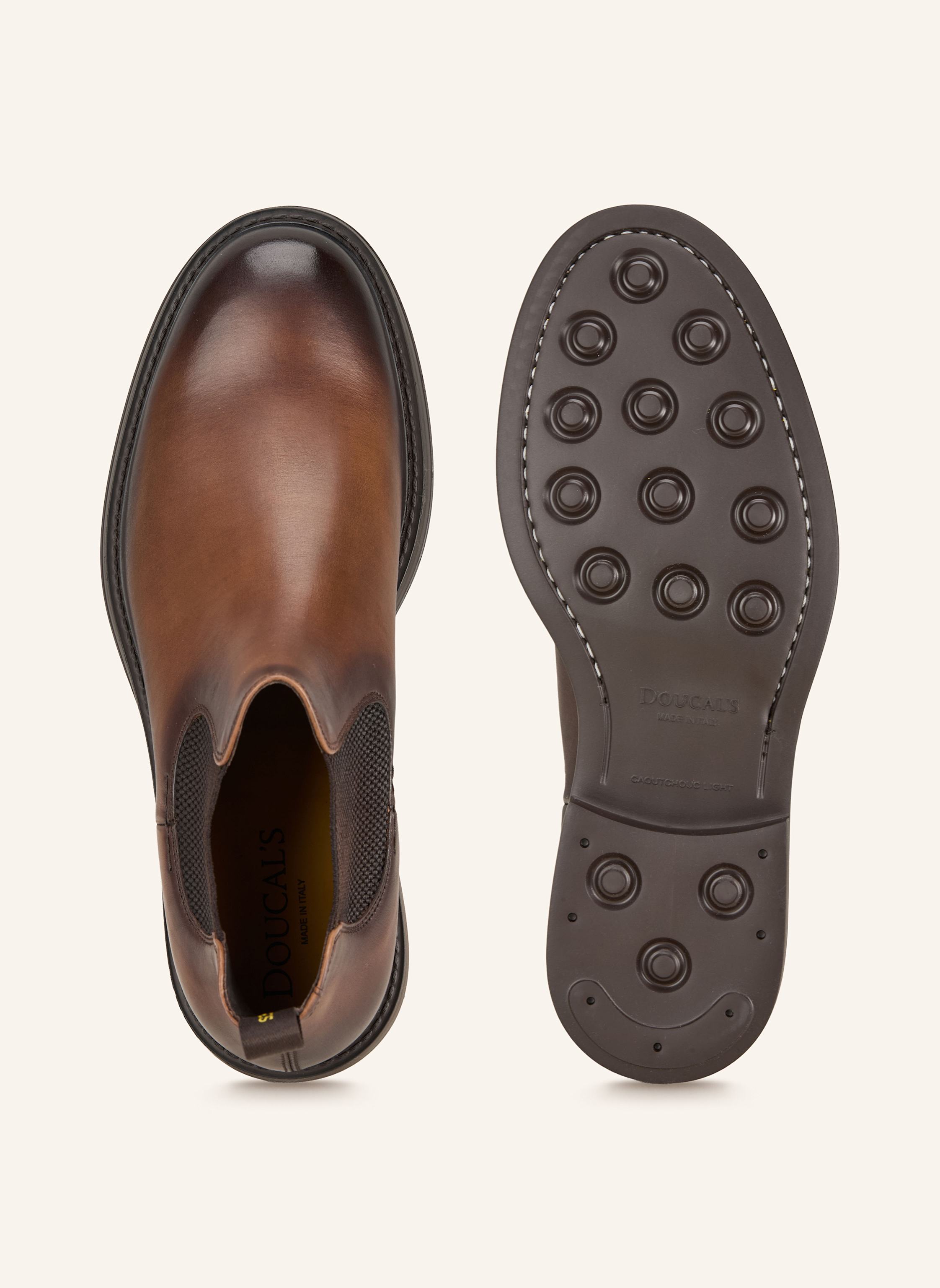Thumbnail - Doucal's Chelsea-Boots Beatles braun