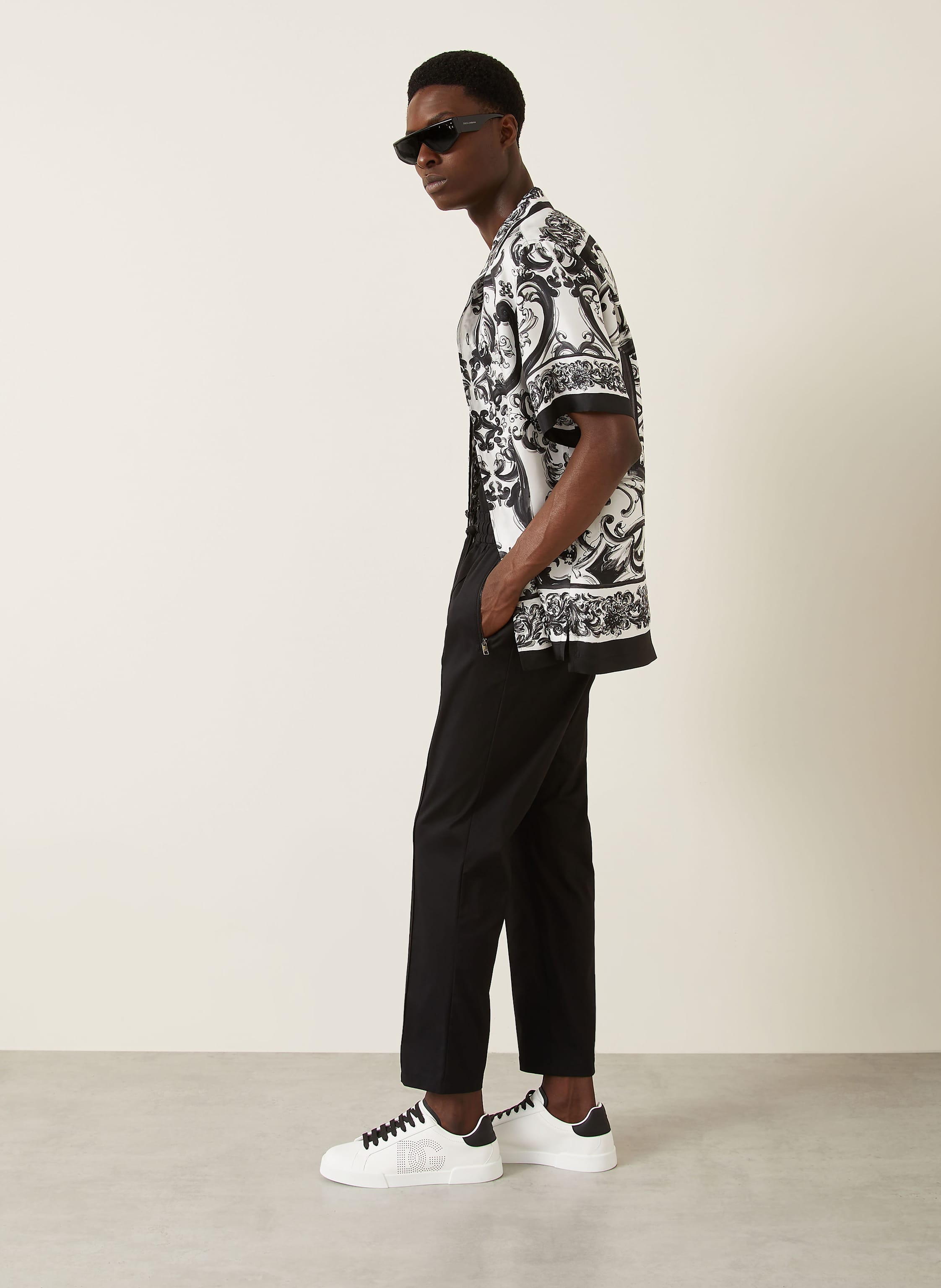 Thumbnail - Dolce & Gabbana Hose Extra Slim Fit schwarz