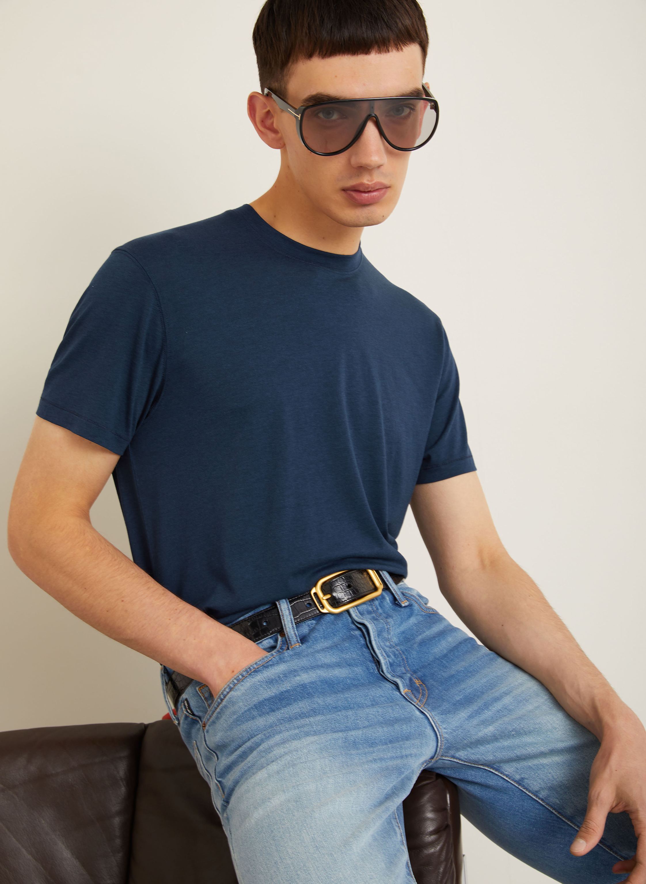 Thumbnail - Tom Ford T-Shirt blau